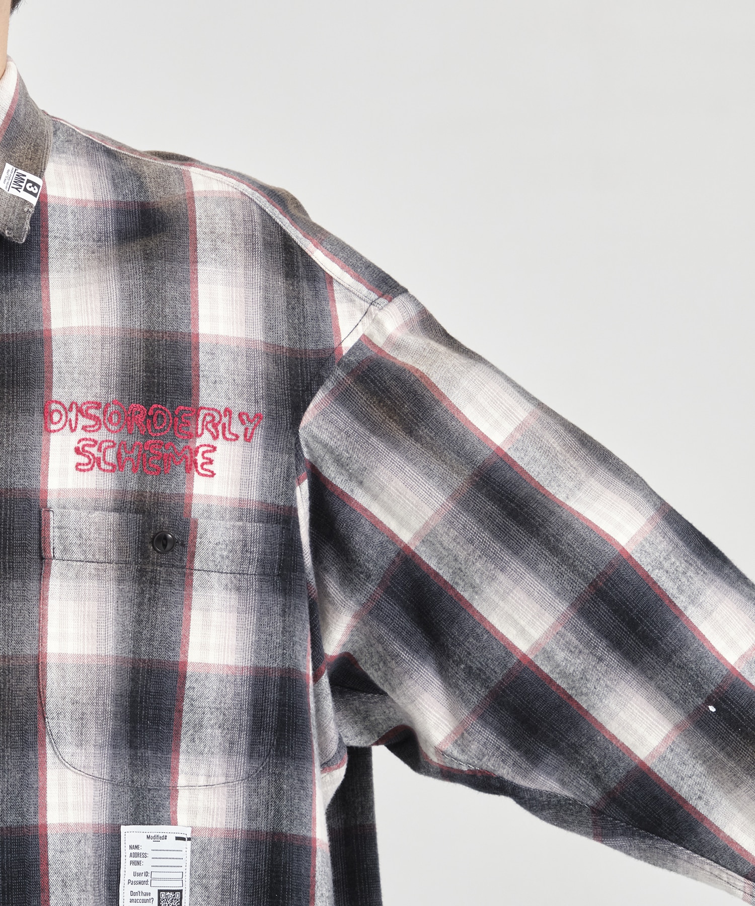 VINTAGE LIKE CHECH L/S SHIRTS Maison MIHARA YASUHIRO