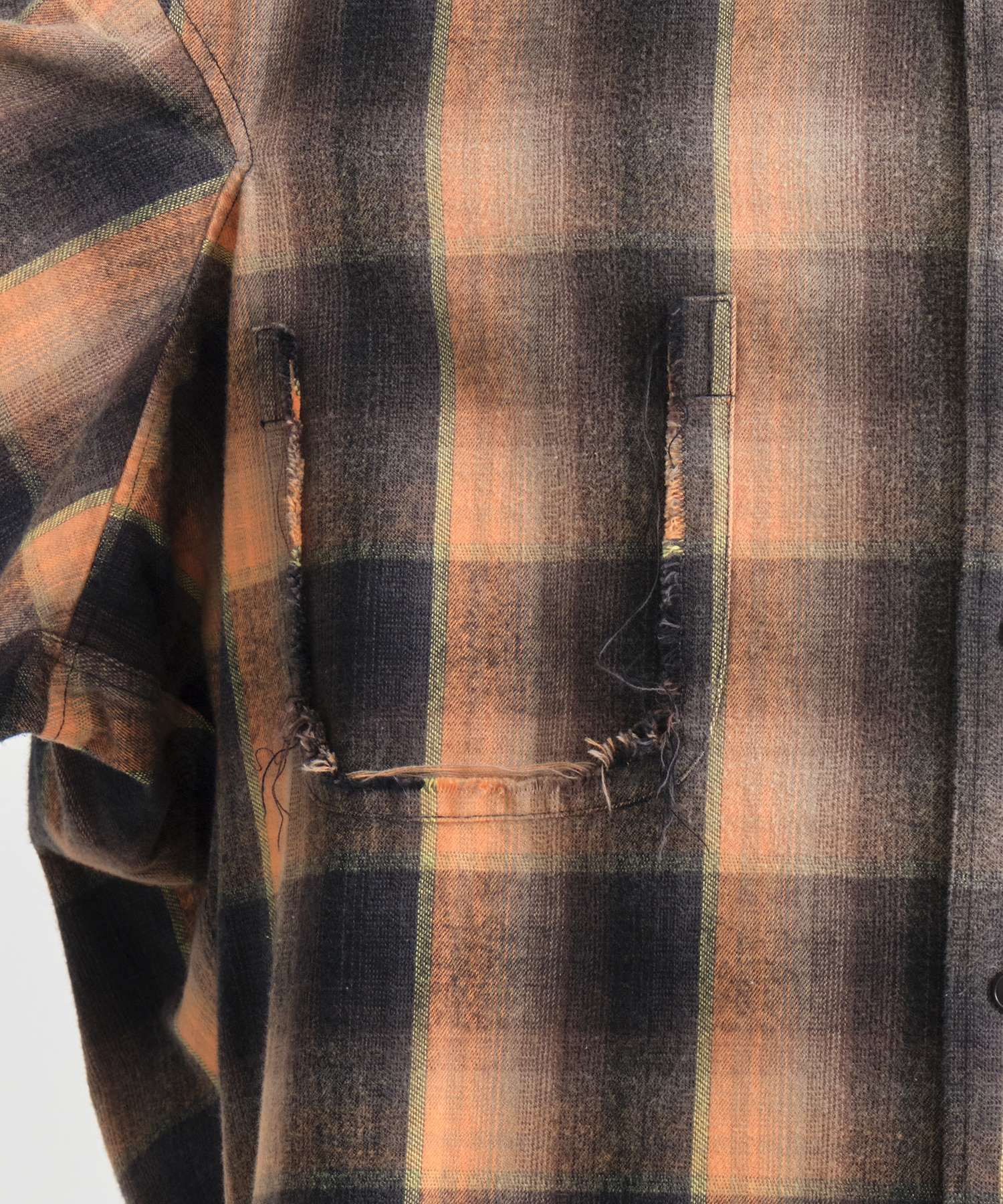 VINTAGE LIKE CHECH L/S SHIRTS Maison MIHARA YASUHIRO