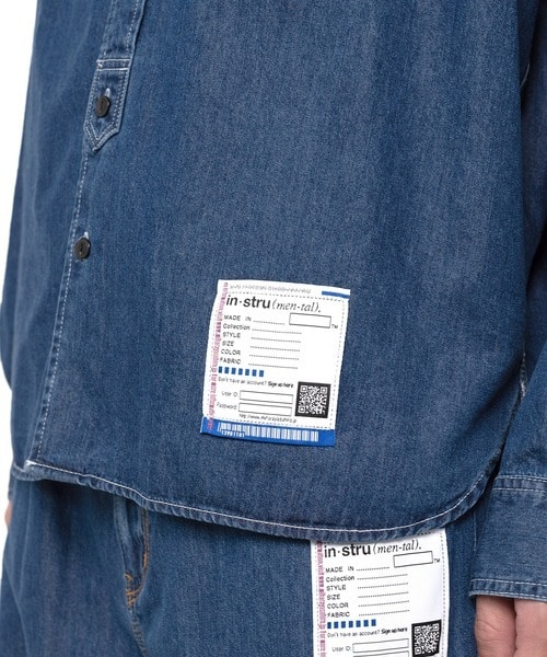 COTTON TENCEL DENIM WORK LS SHIRTS Maison MIHARA YASUHIRO