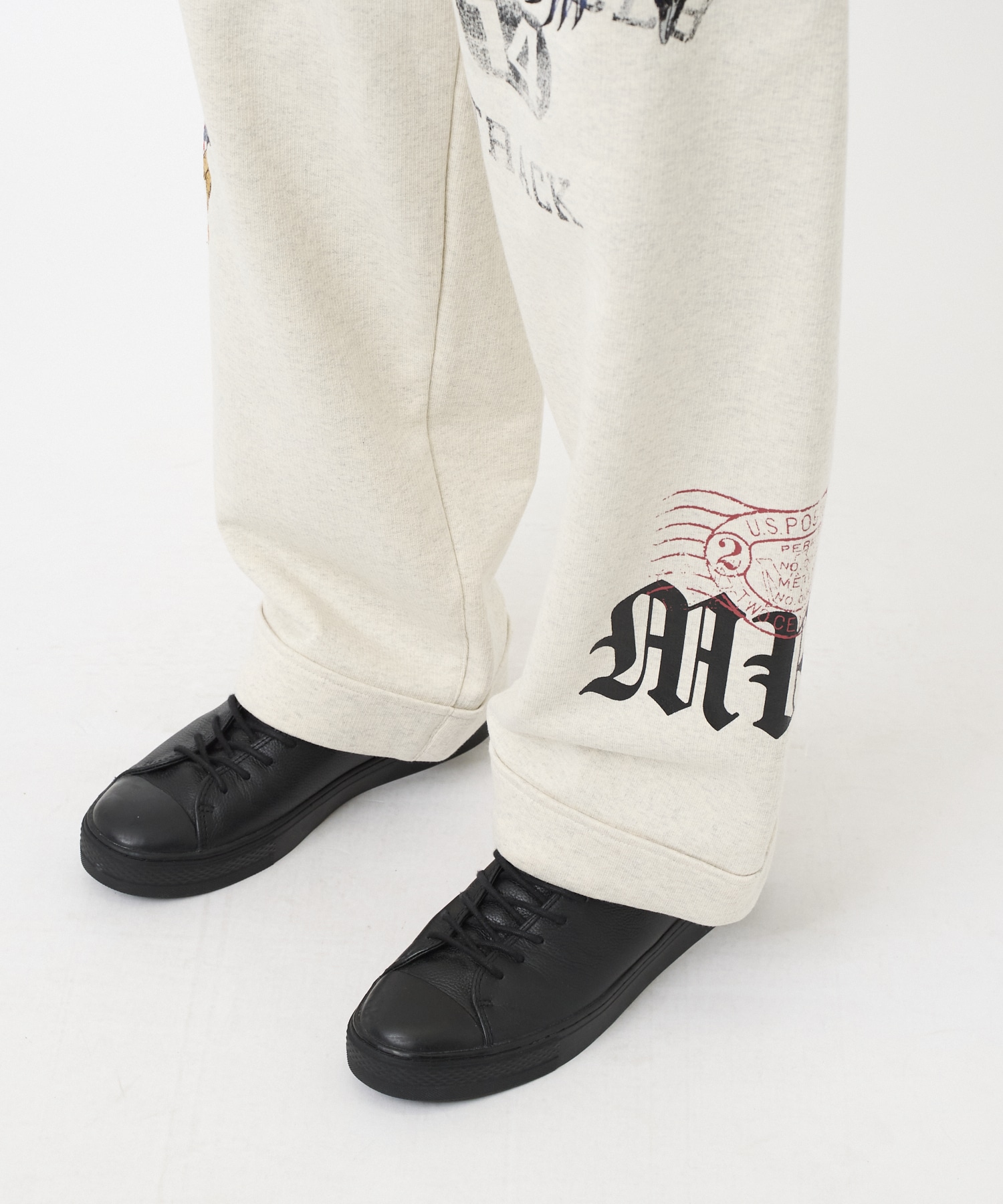 Multi embroidered sweatpants KHOKI