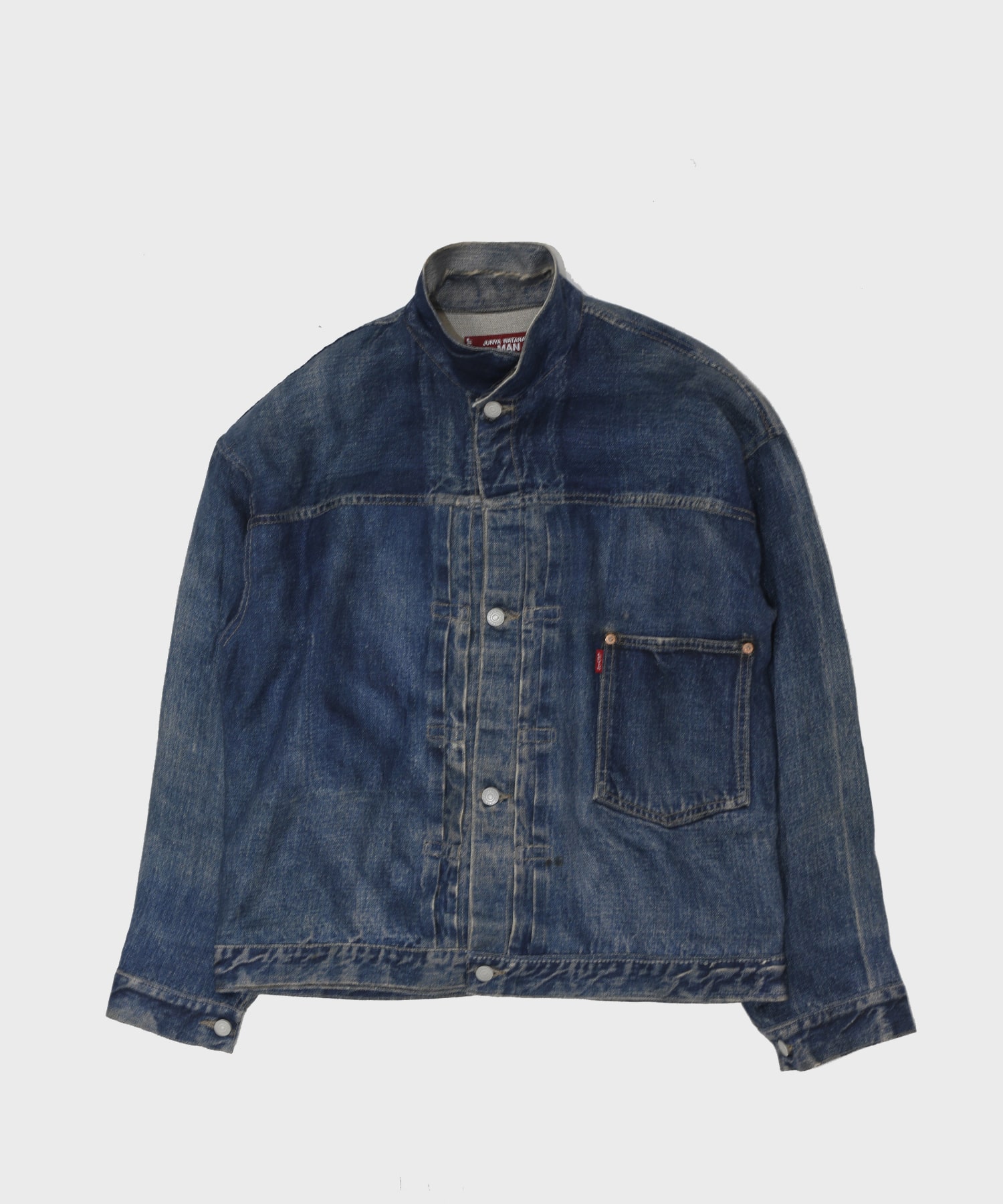 麻オックス 転写プリント Levis Wネーム BerBerJin 1st Jacket eYe JUNYA WATANABE MAN
