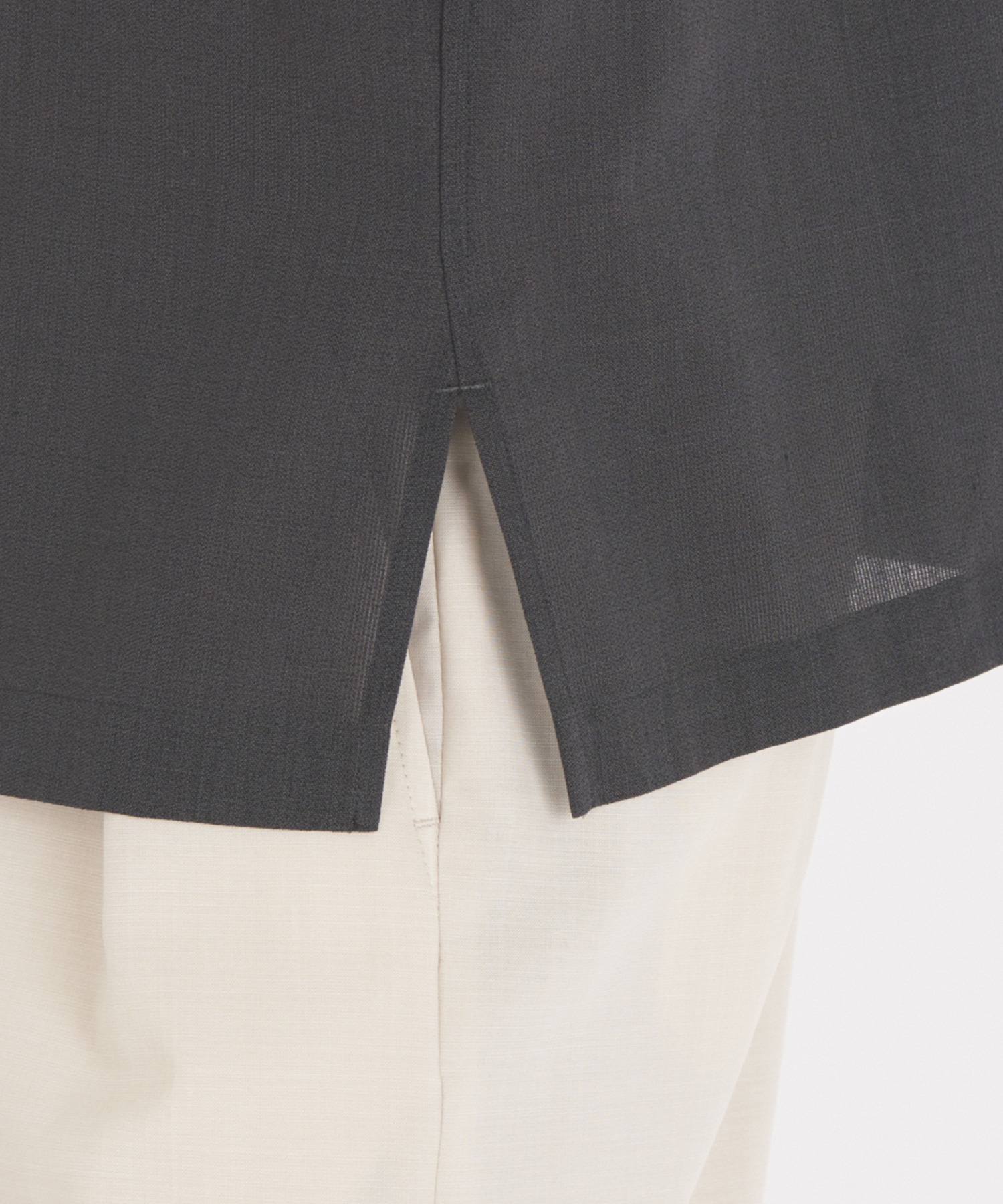 【イレニサ】OPEN COLLAR SHORT-SLEEVED SHIRT IRENISA