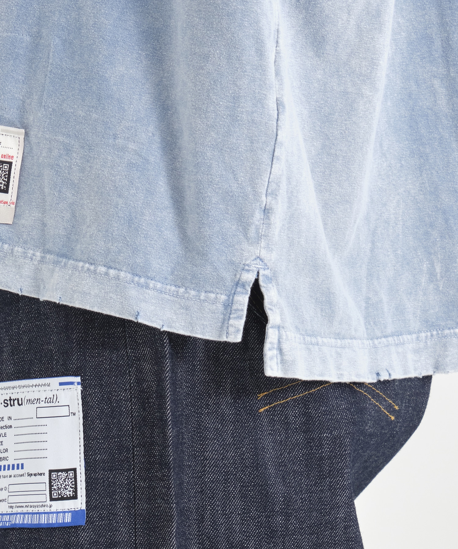 BLEACHED TEE Maison MIHARA YASUHIRO