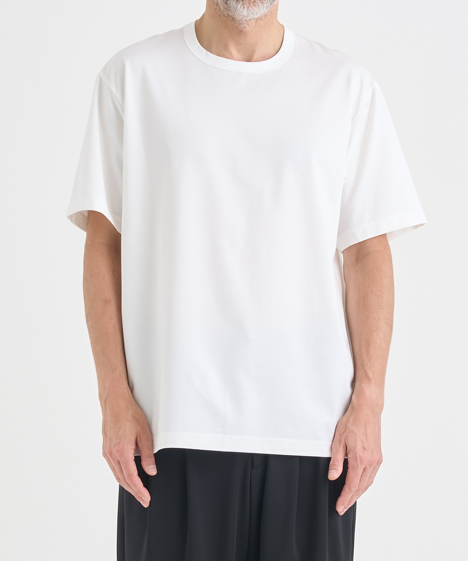 もう、焦らない。汚れにくい」SOLOTEX Jersey S/S T-Shirts(44 WHITE