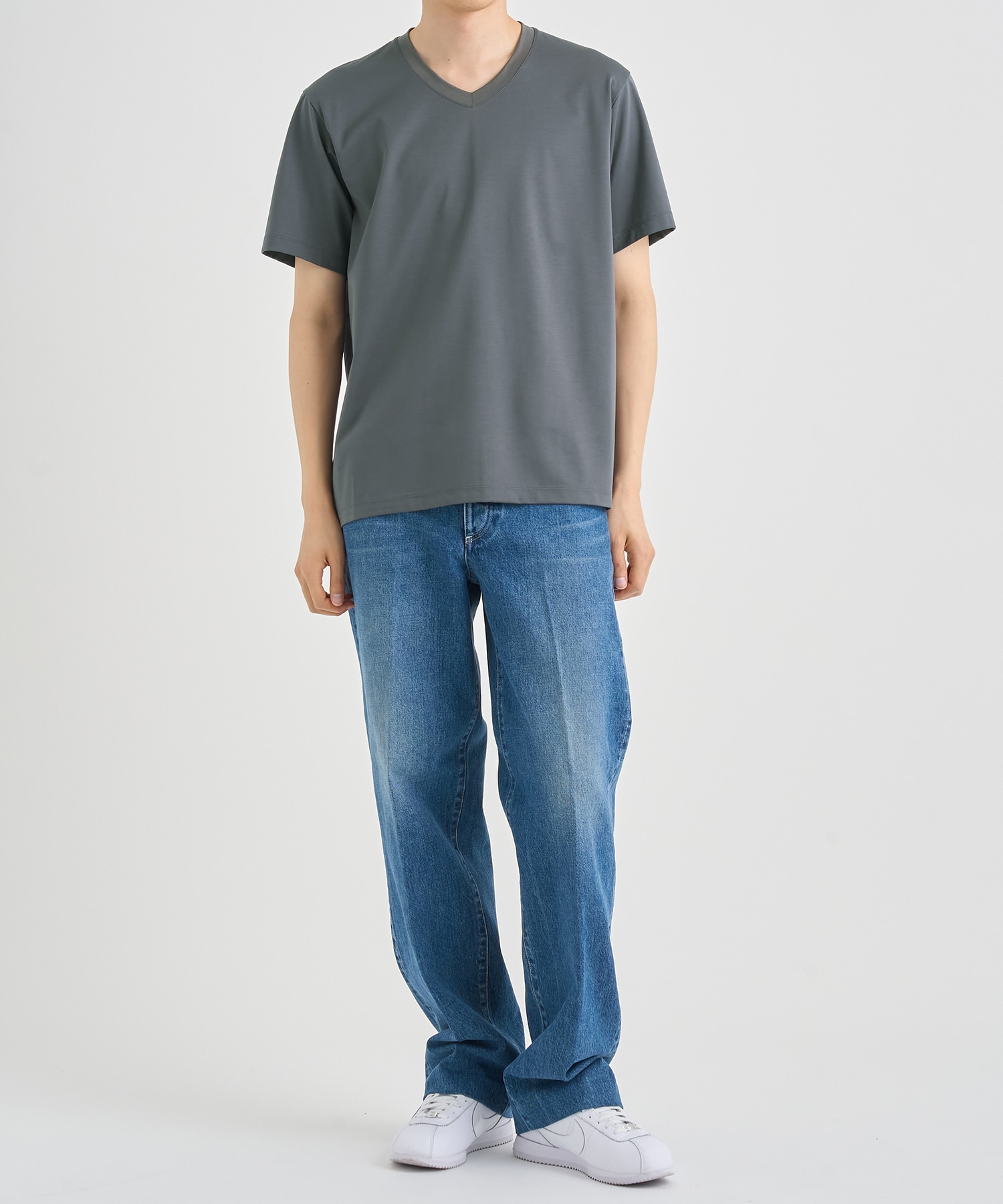 『もう、汗らない』SOLOTEX Jersey S/S V Neck T-Shirts THE TOKYO