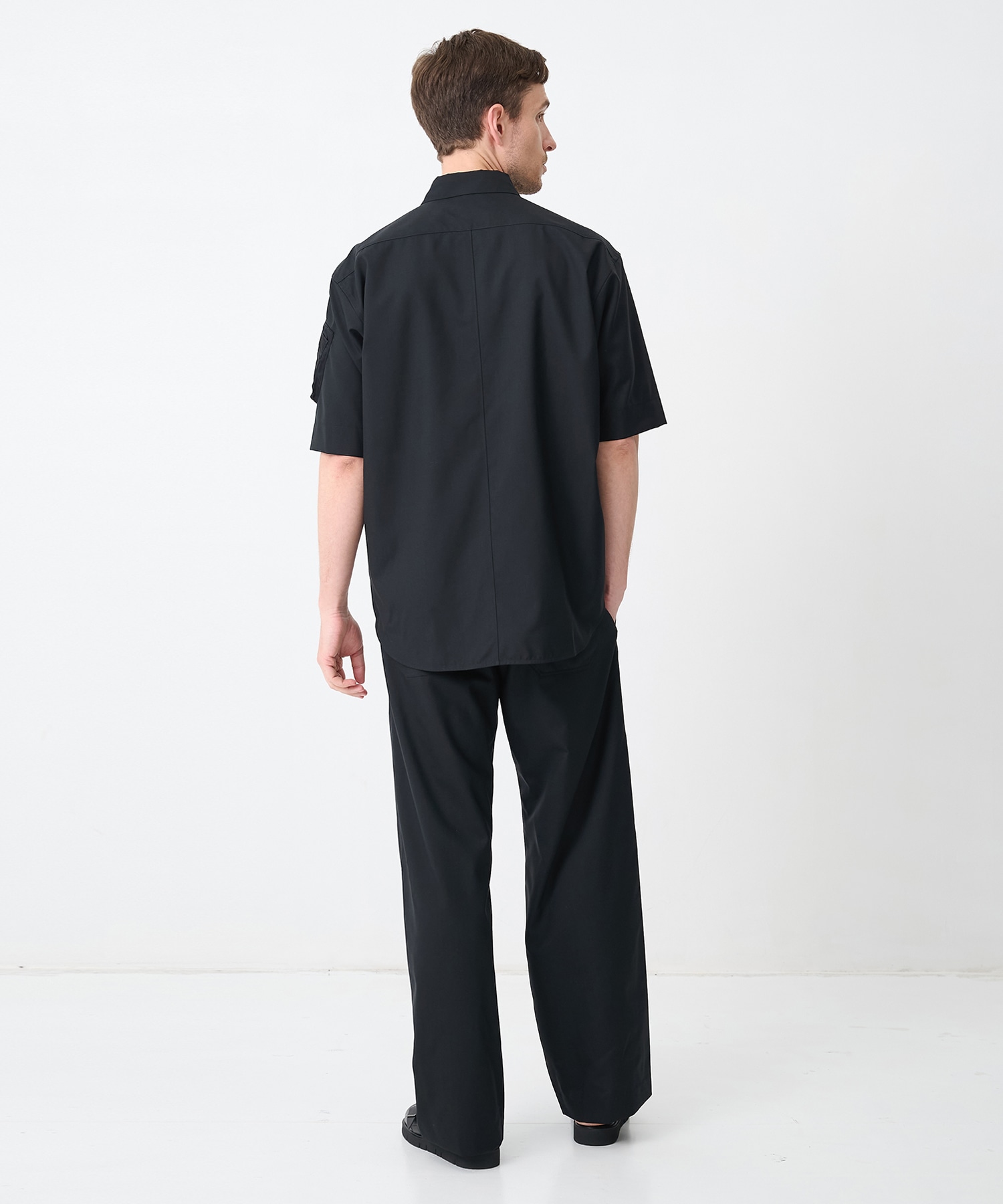 別注SUMMER WOOL CIGAR POCKET HALF SLEEVE SHIRT CINOH