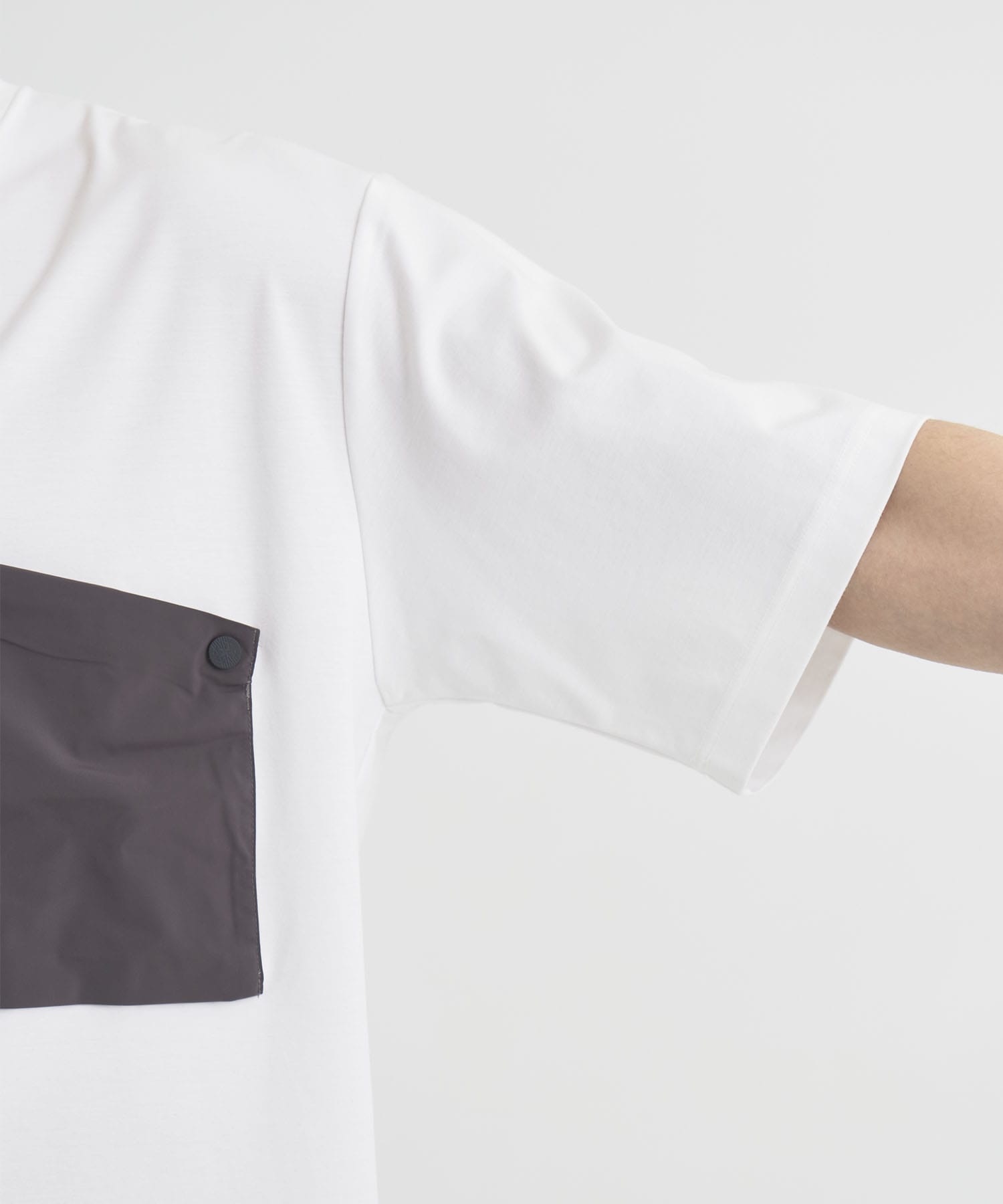 別注 DRAW CORD S/S POCKET TEE White Mountaineering