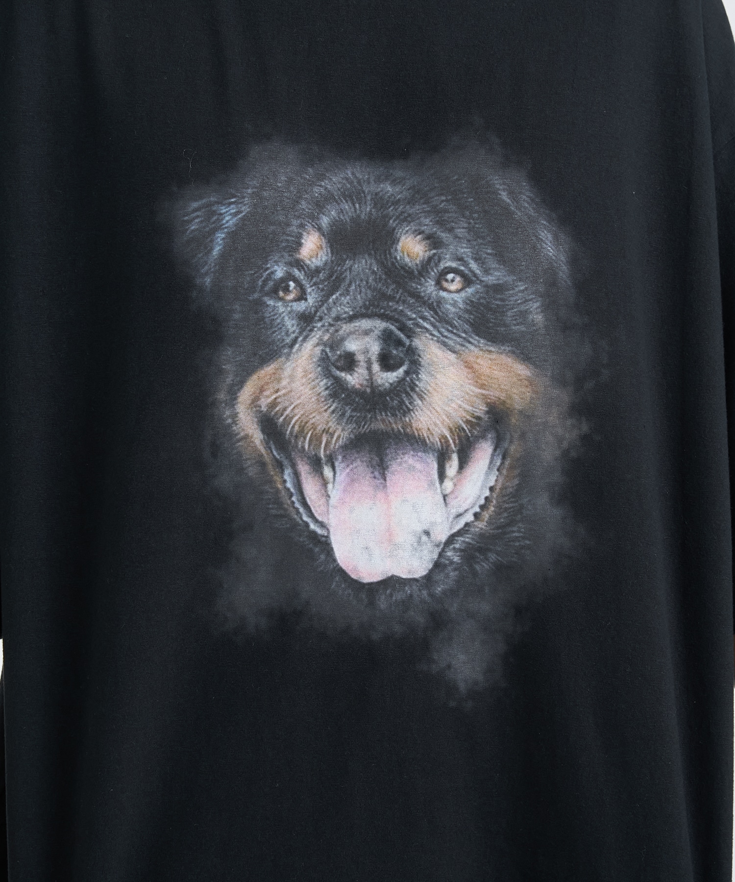 DOG PRINTED TEE Maison MIHARA YASUHIRO