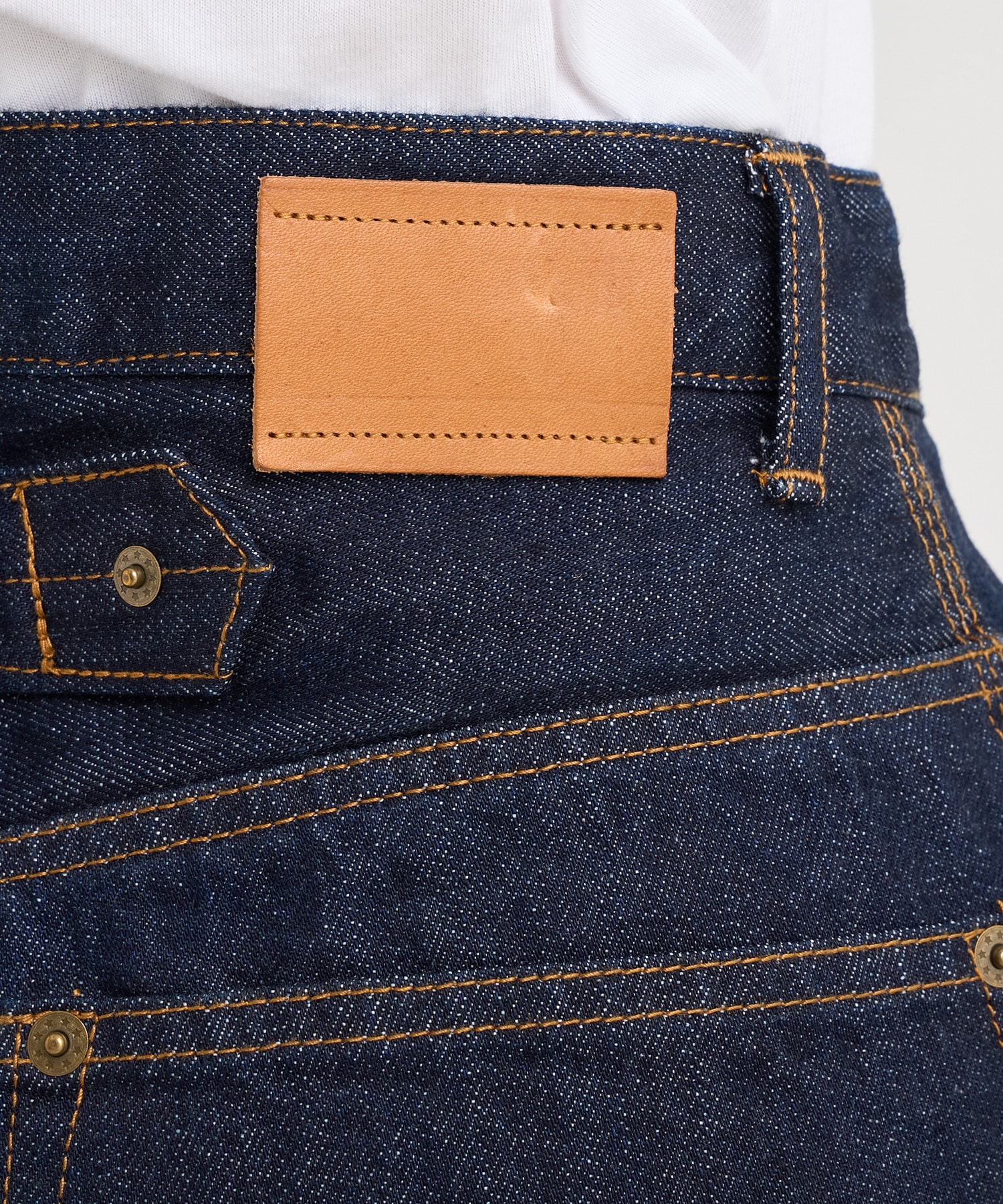 3D cutting denim pants KHOKI