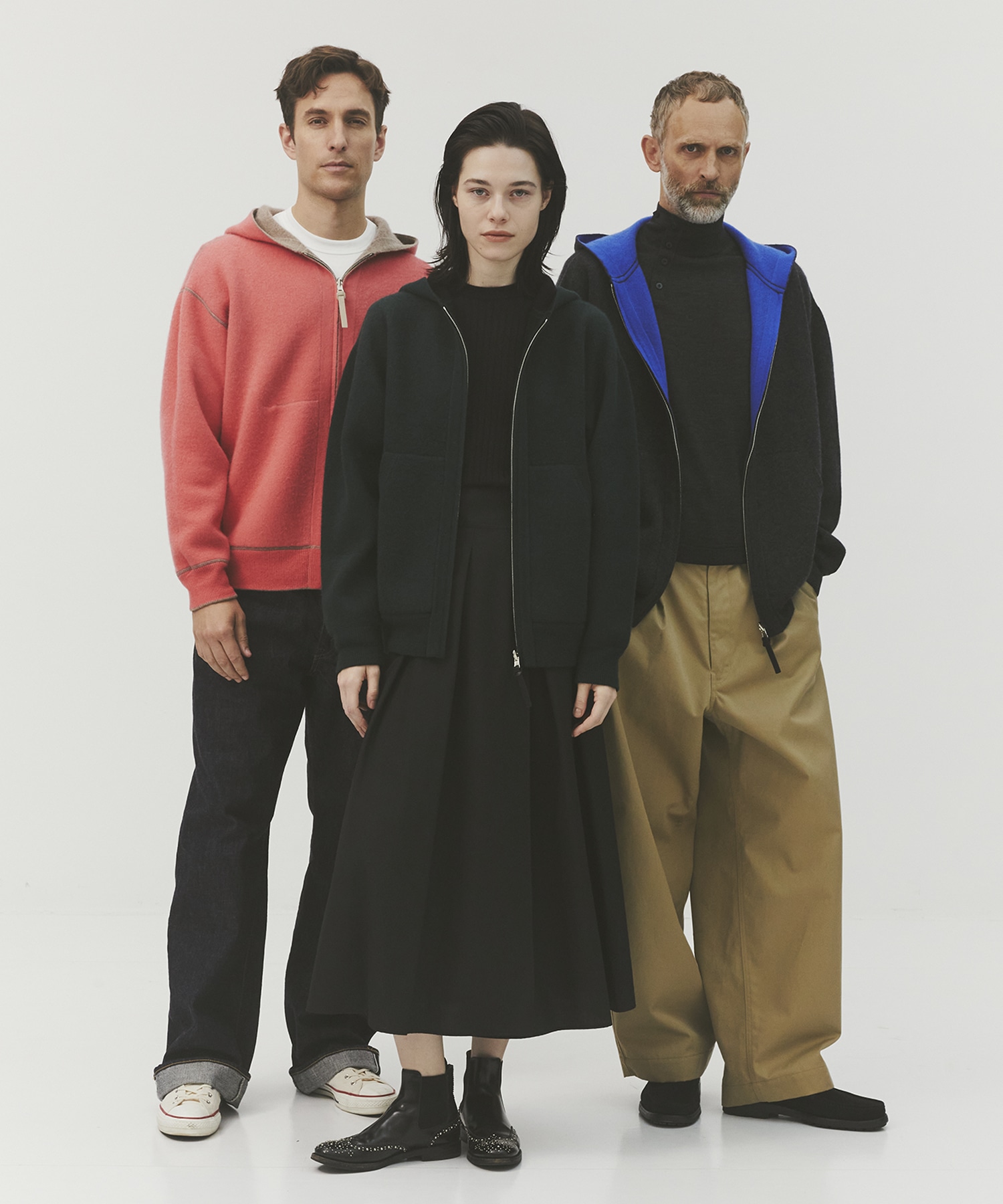 【MENS】CASHMERE REVERSIBLE ZIP UP HOODIE CASHMERE CASHMERE