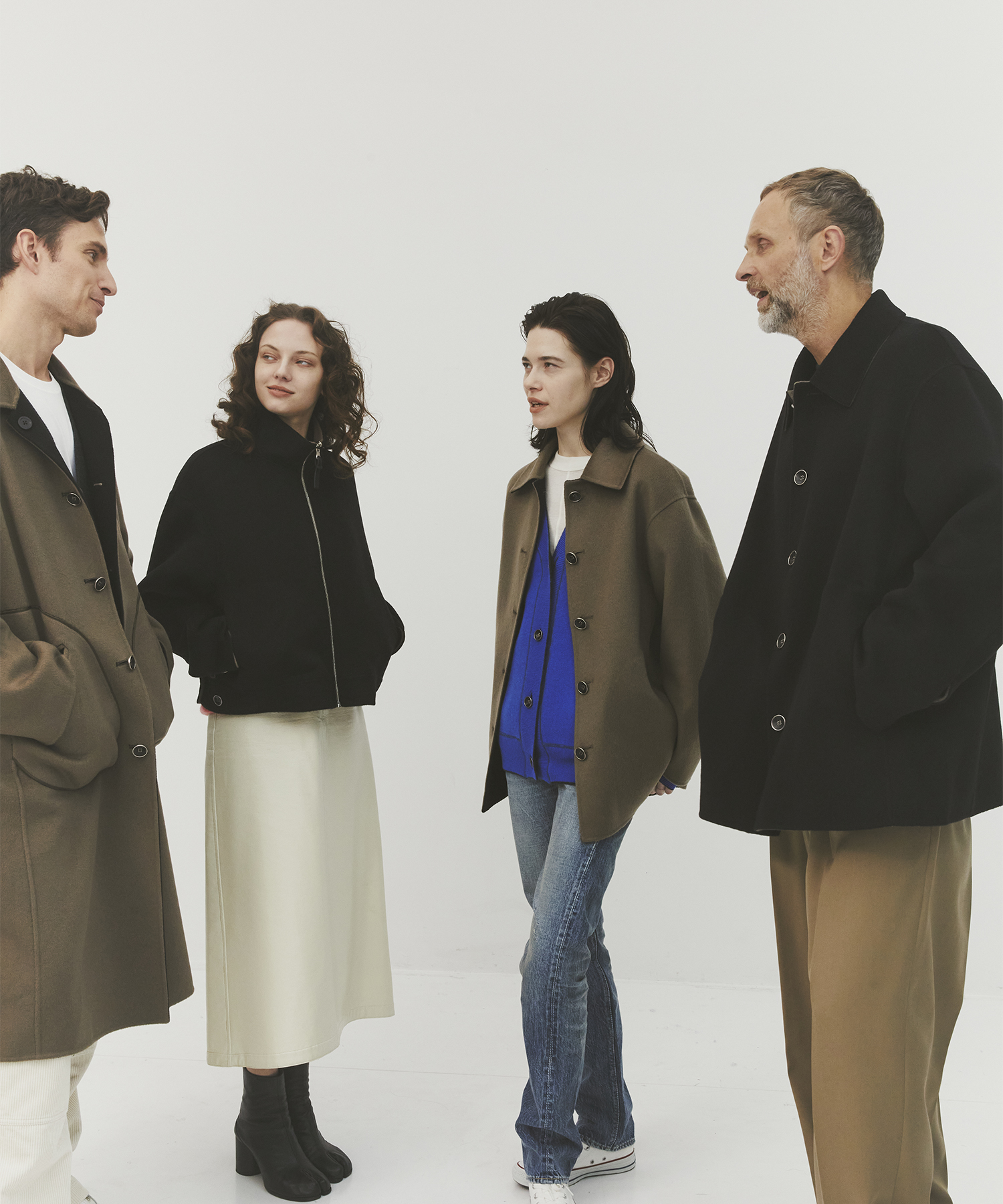 CASHMERE REVERSIBLE SHORT COAT 