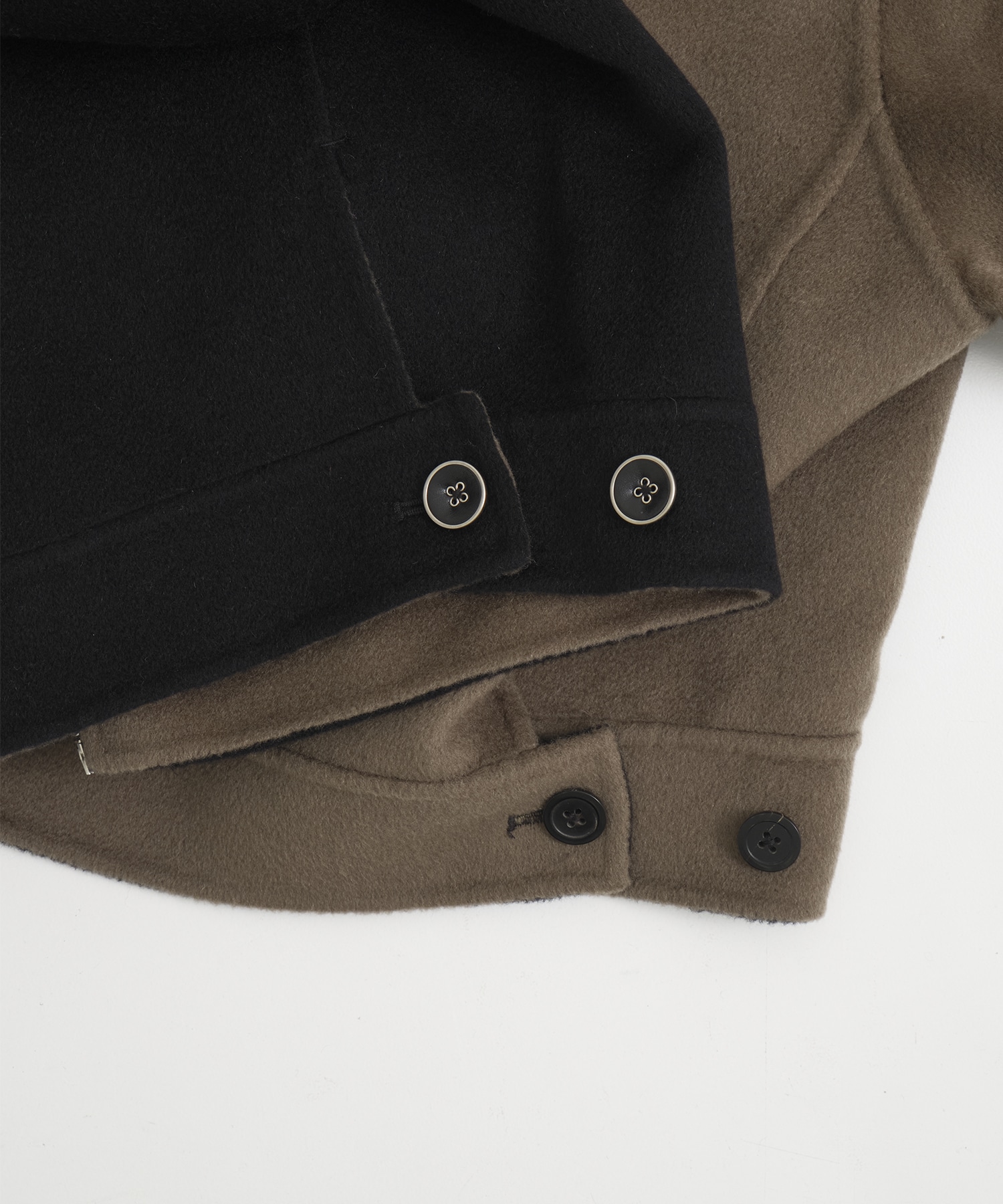 【MENS】CASHMERE REVERSIBLE STAND ZIP BLOUSON CASHMERE CASHMERE