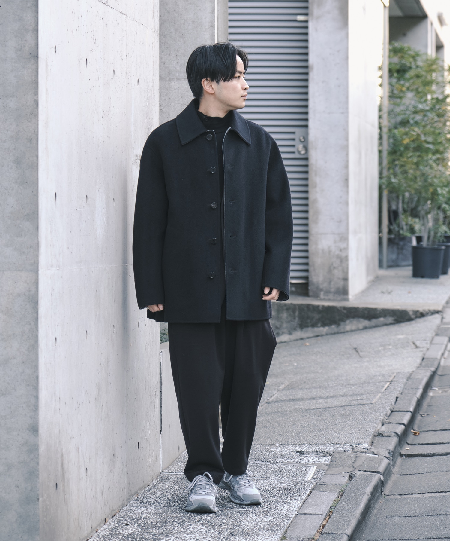 CASHMERE/SILK/WOOL SHORT COAT CASHMERE CASHMERE