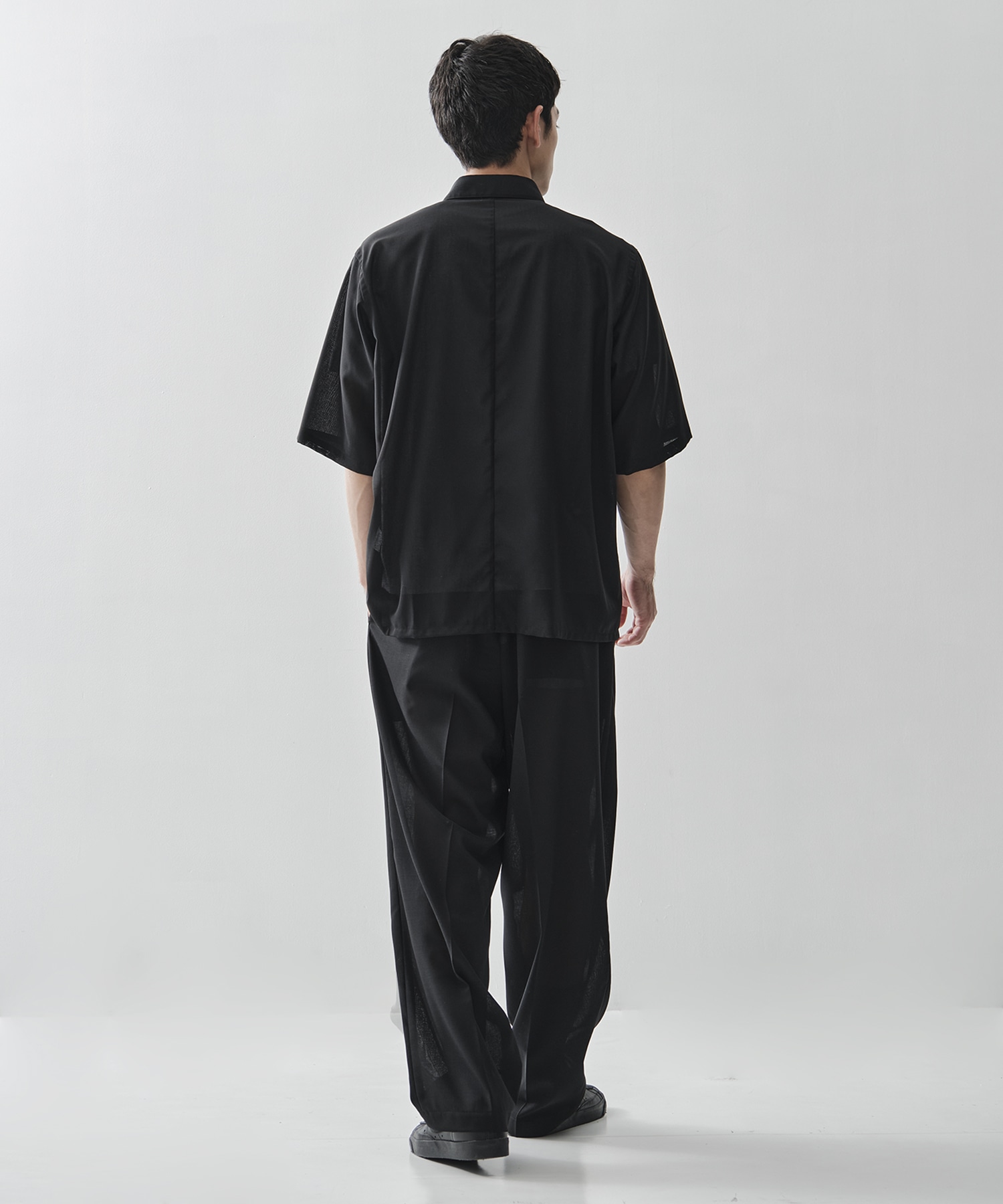 別注TWIST WOOL GAUZE SHORT SLEEVE SHIRT ATON