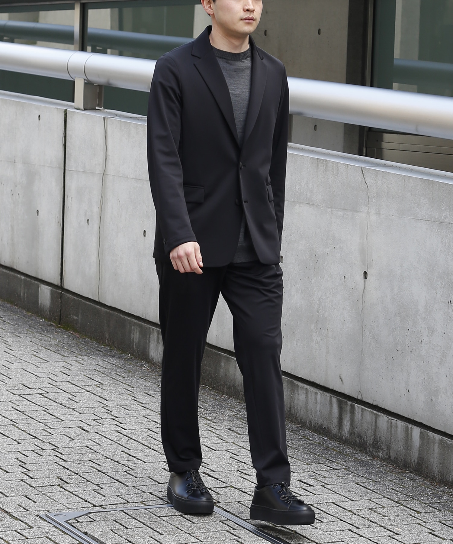Light Matte Stretch Jersey Shape Jacket THE TOKYO