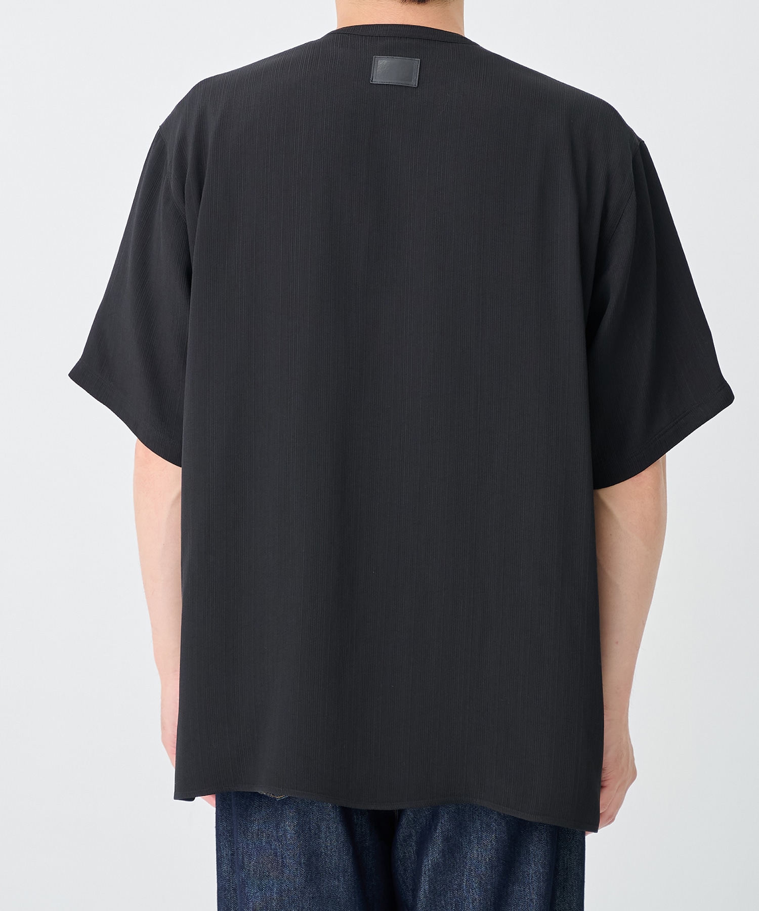 SILK α Pleats Henly S/S TEE SILK α