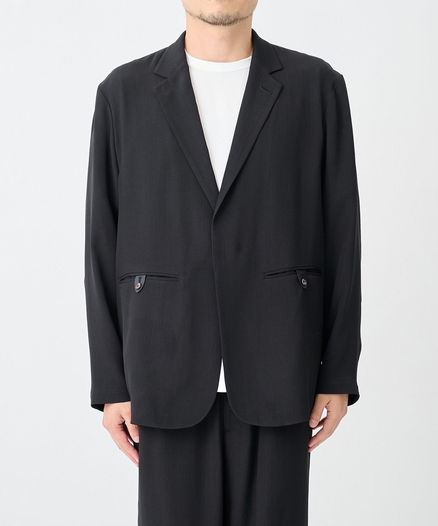 SILK α Pleats Summer Jacket SILK α