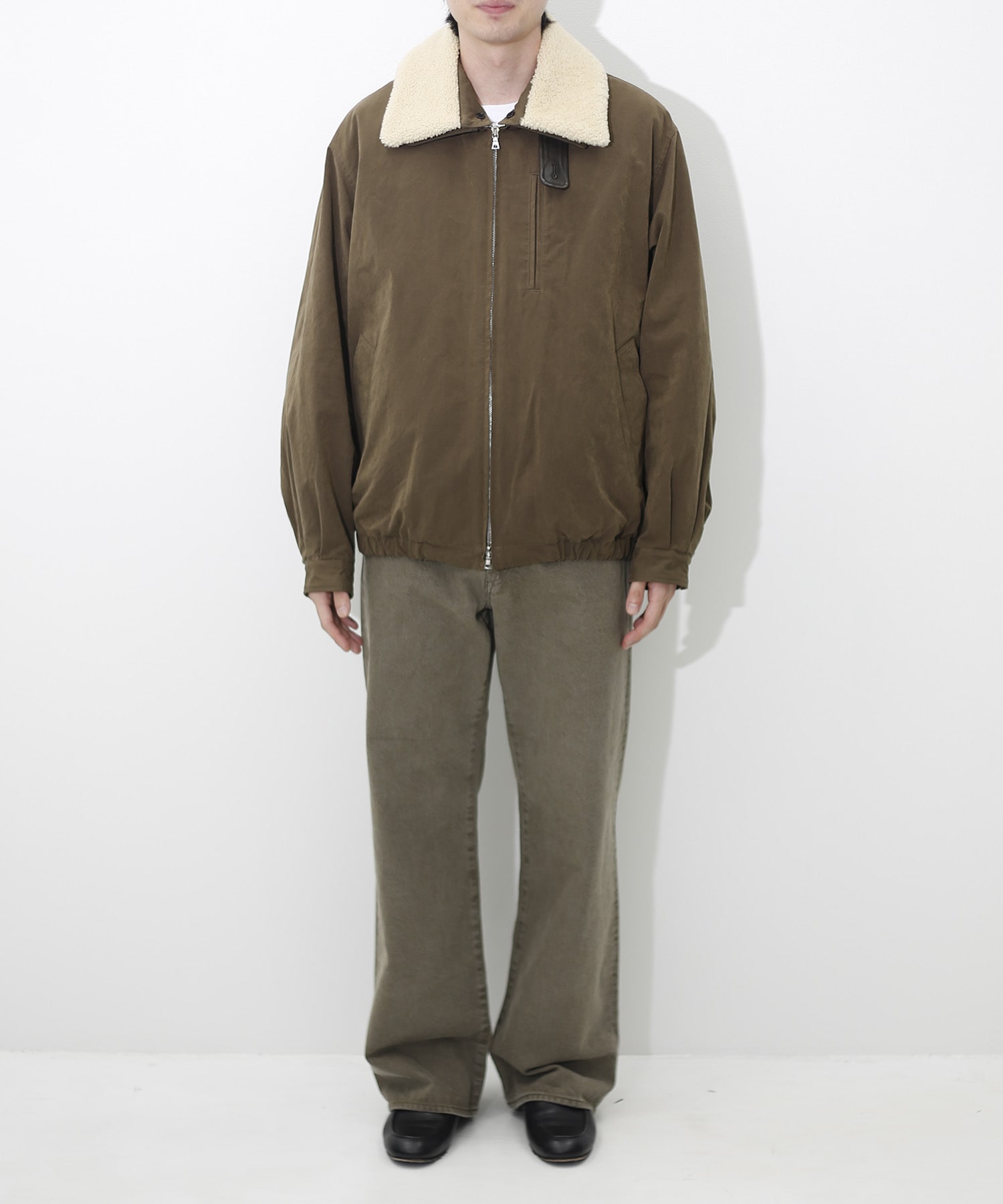 【シュタイン】ST.1576 DETATCHABLE COLLAR RESIN-FINISH COTTON JACKET ssstein