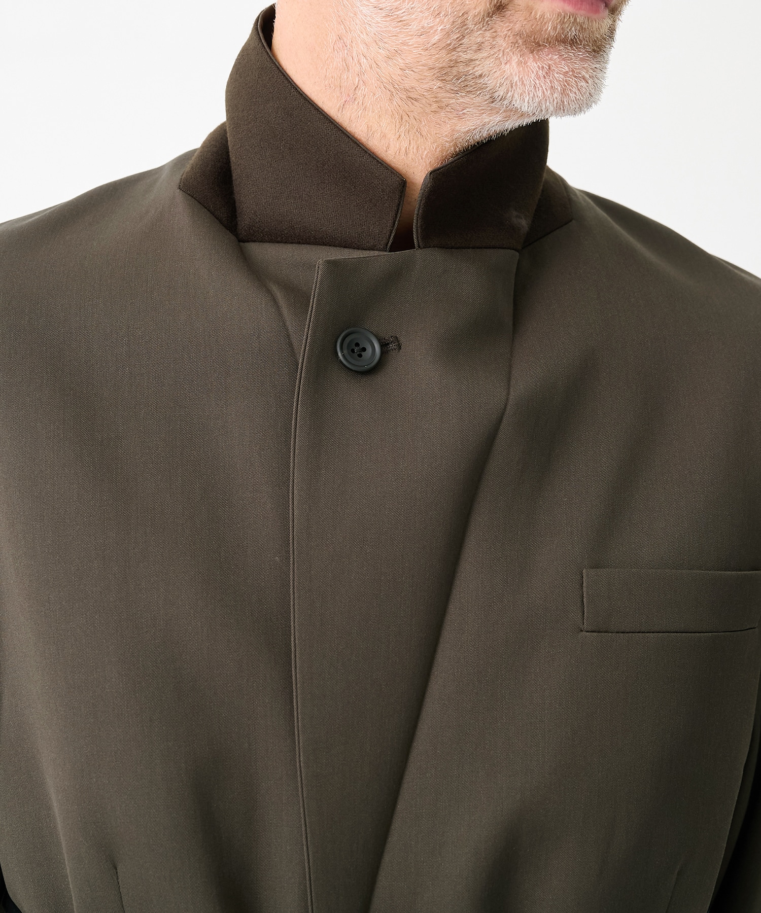 【シュタイン】ST.1588 OVERSIZED SINGLE BREASTED LONG JACKET ssstein