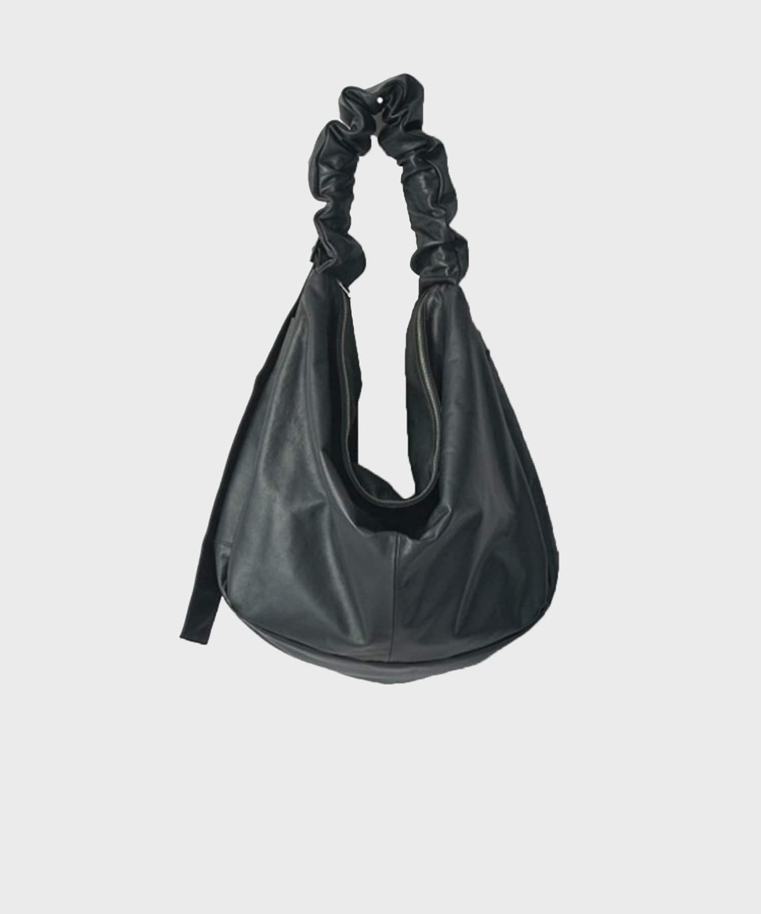 【シュタイン】ST.1674 GOAT LEATHER SHIRRING HANDLE SHOULDER BAG ssstein