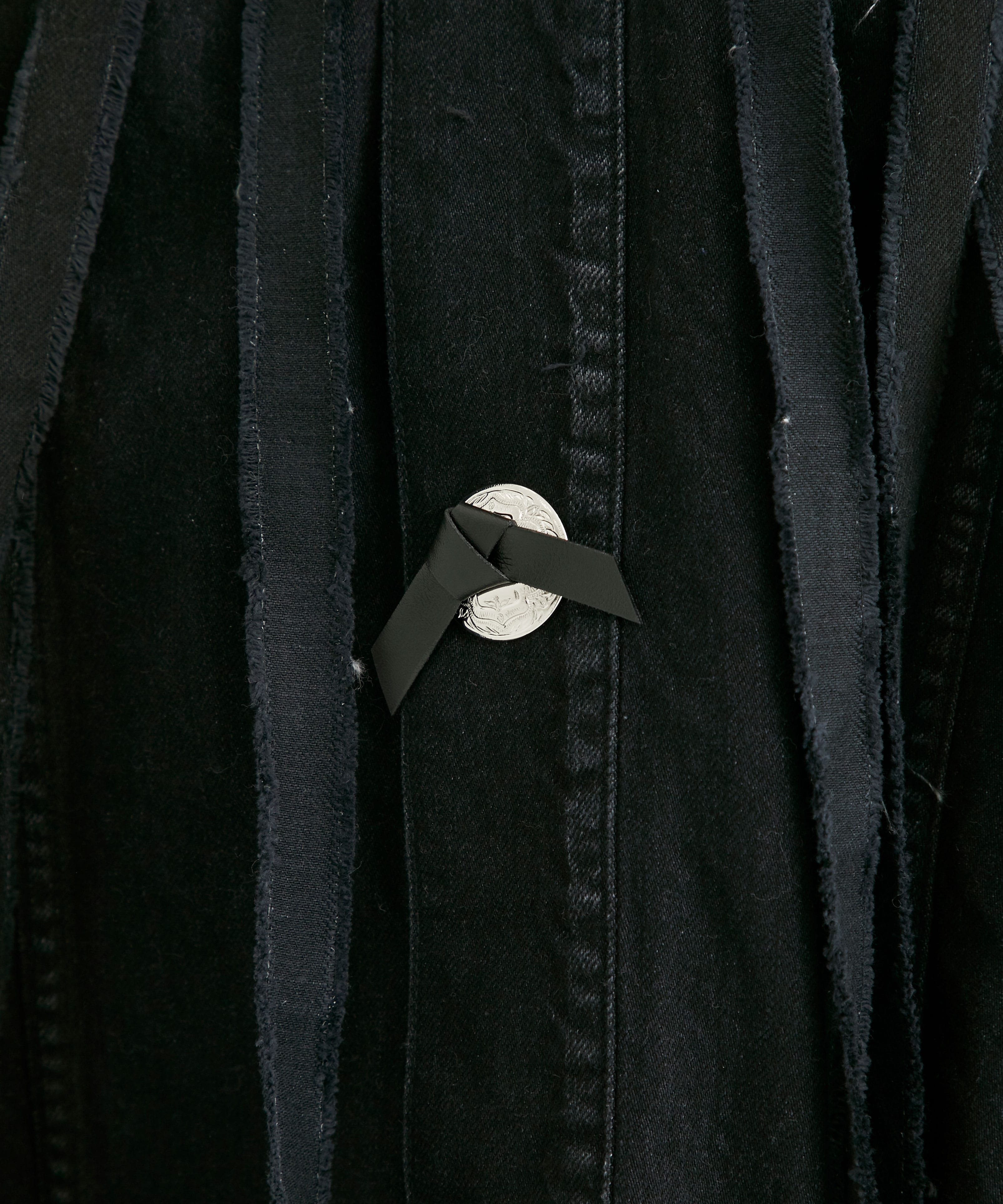 Denim fringe jacket(36 BLACK): TOGA PULLA: WOMEN｜THE TOKYO ONLINE