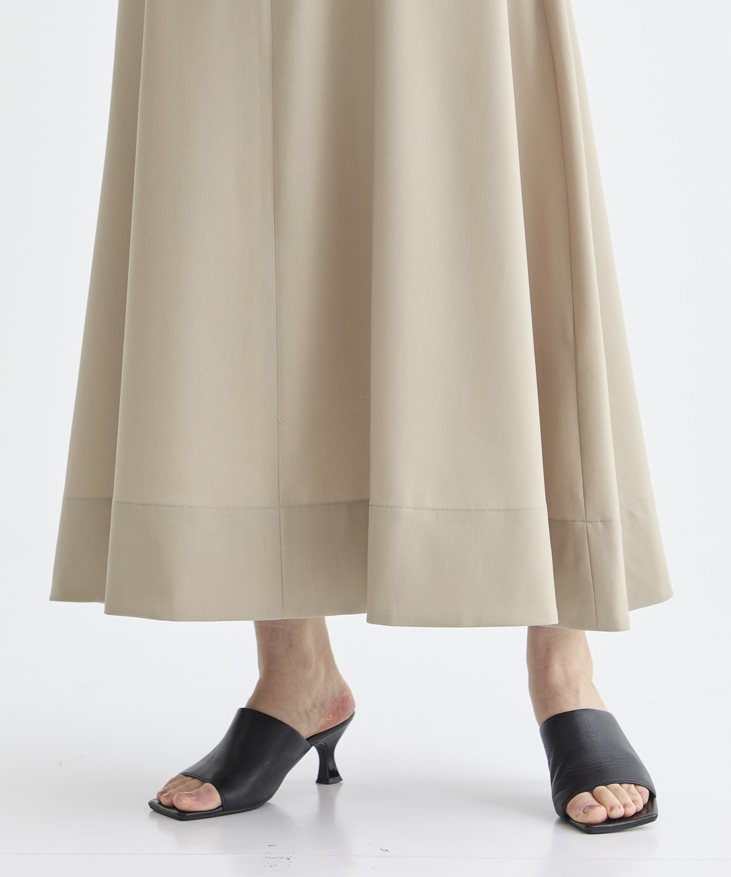 Light Washable Flare Skirt THE TOKYO