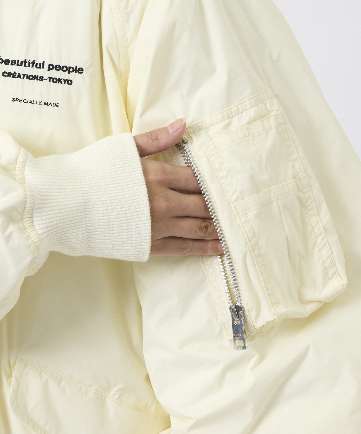 別注 PATTED MA-1 BLOUSON beautiful people