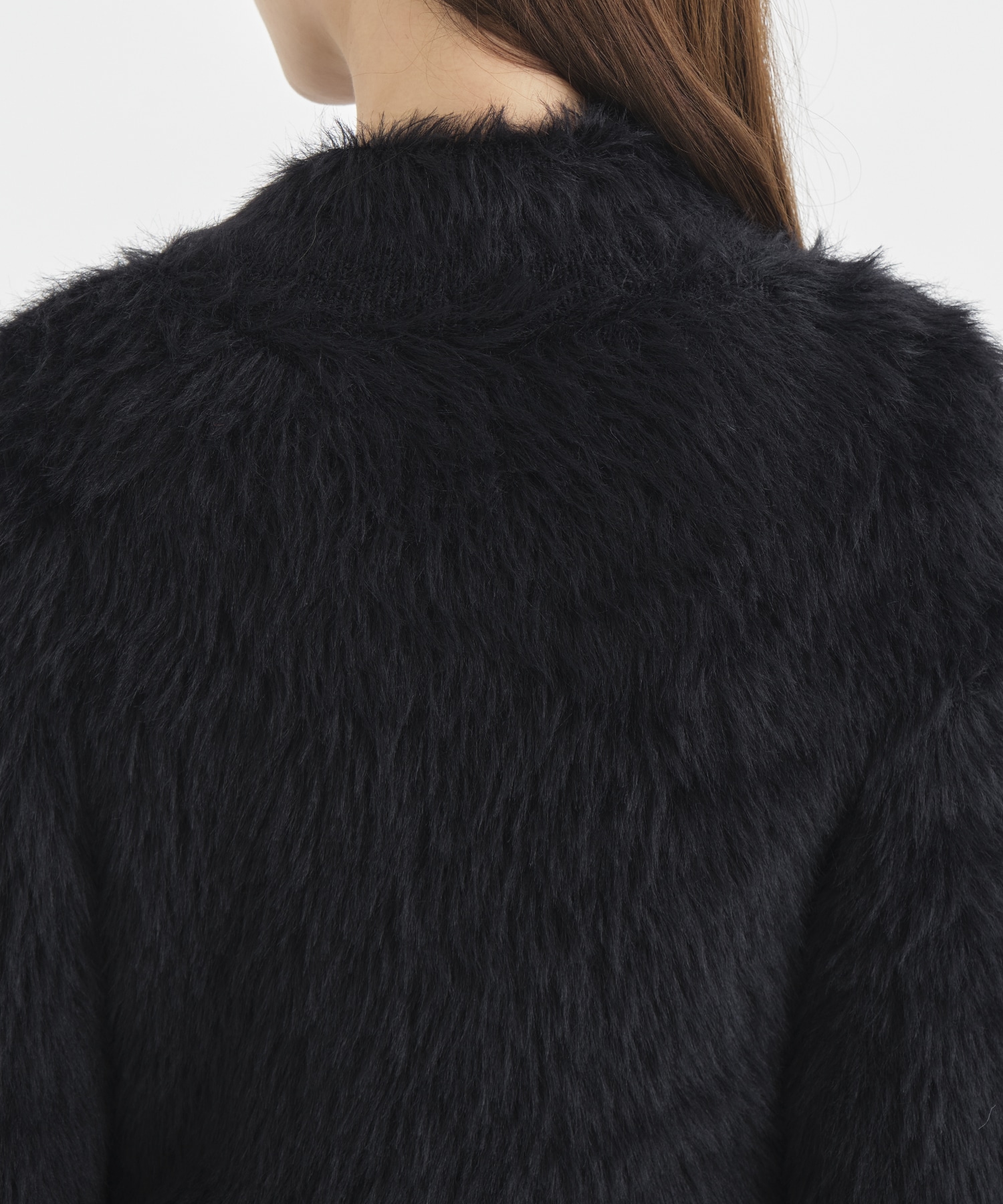 FUR KNIT BEAD EMBROIDERED JACKET FETICO