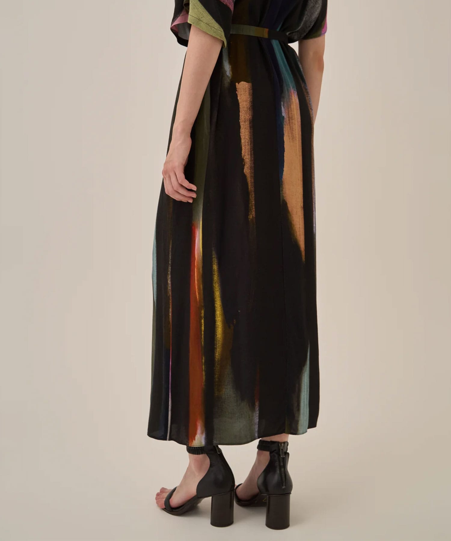 Empty stripe dress BK AKIRANAKA