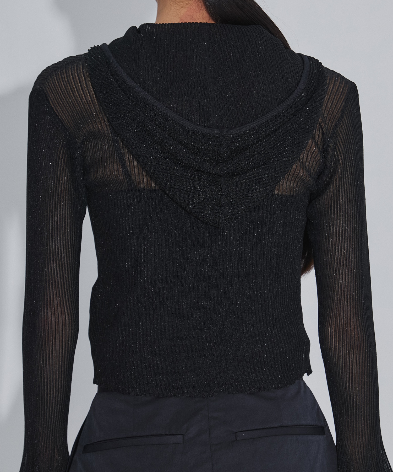 HYPHA LUCENT GLITTER HOODIE JACKET CFCL