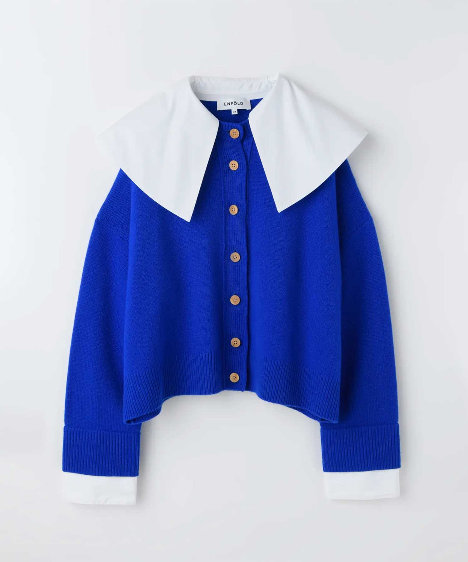 CLASSICAL COLLAR CARDIGAN ENFOLD