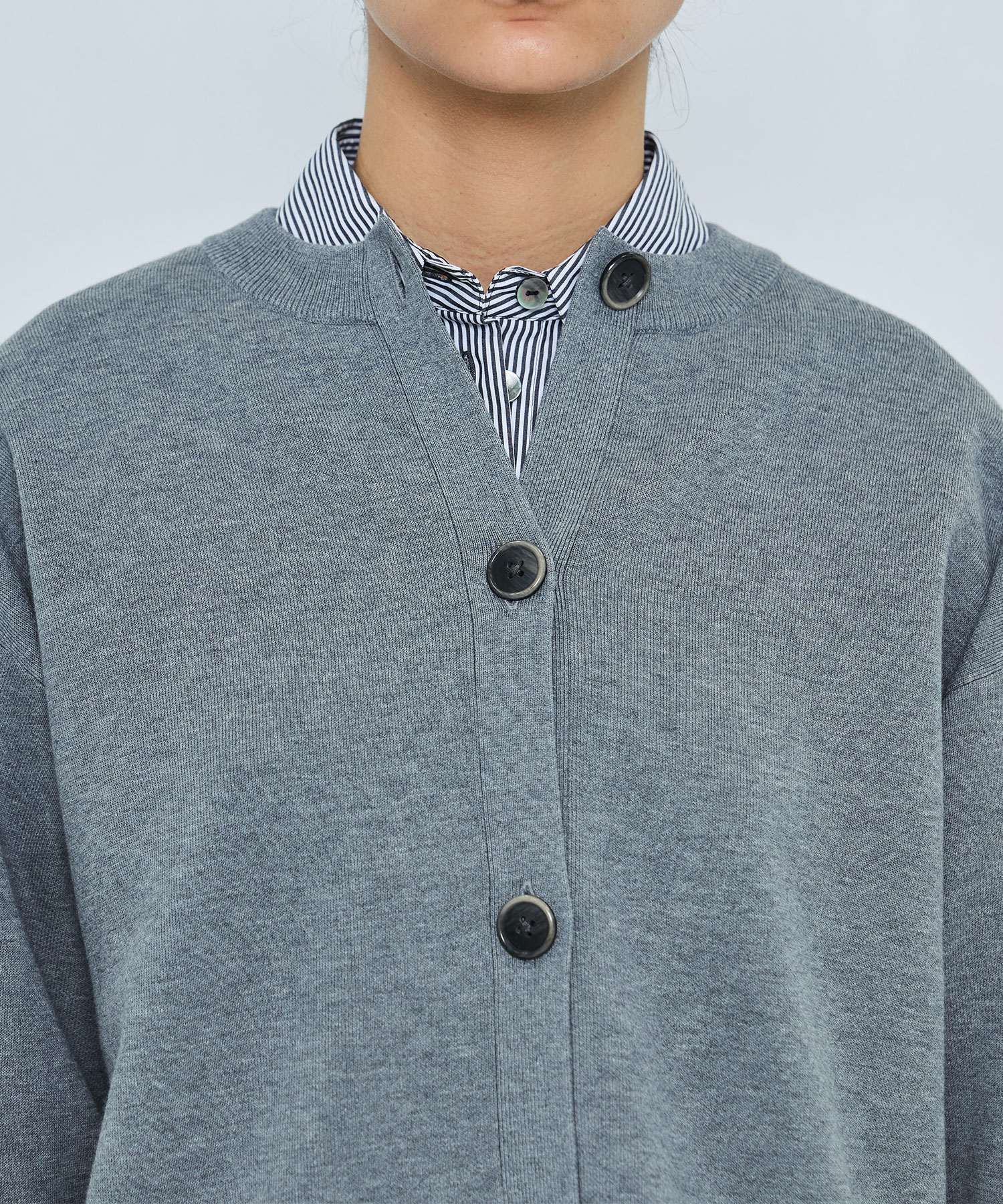 shoulder patch cardigan nagonstans