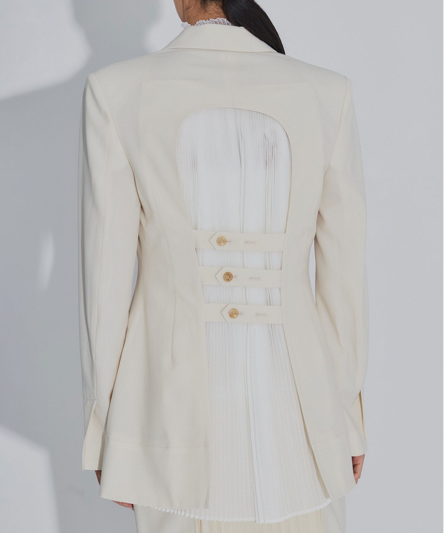 PLEATED PANEL JACKET FETICO