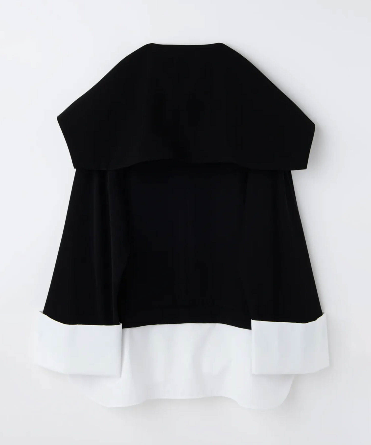DOUBLE CUFFS BOX PULLOVER ENFOLD