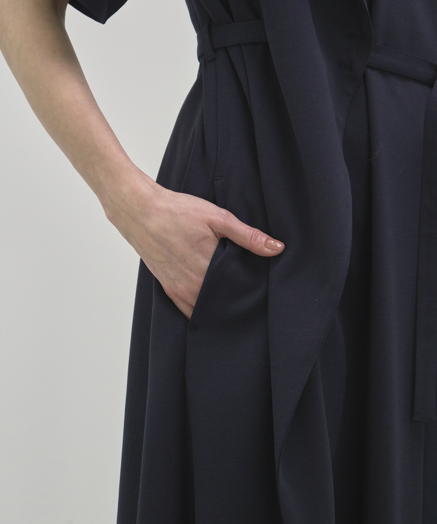 Heike combi tex jersey dress NV AKIRANAKA