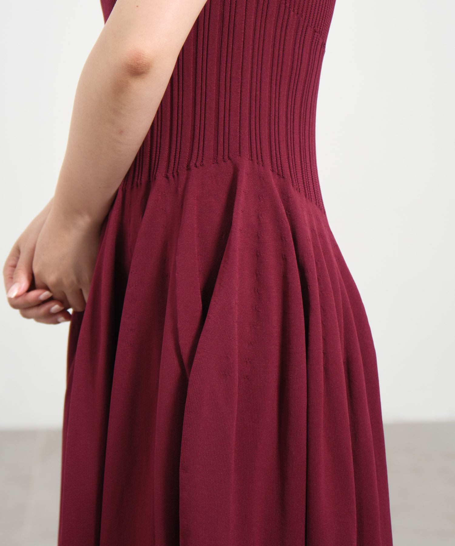 WHOLEGARMENT　Knit Flare One-Piece THE TOKYO