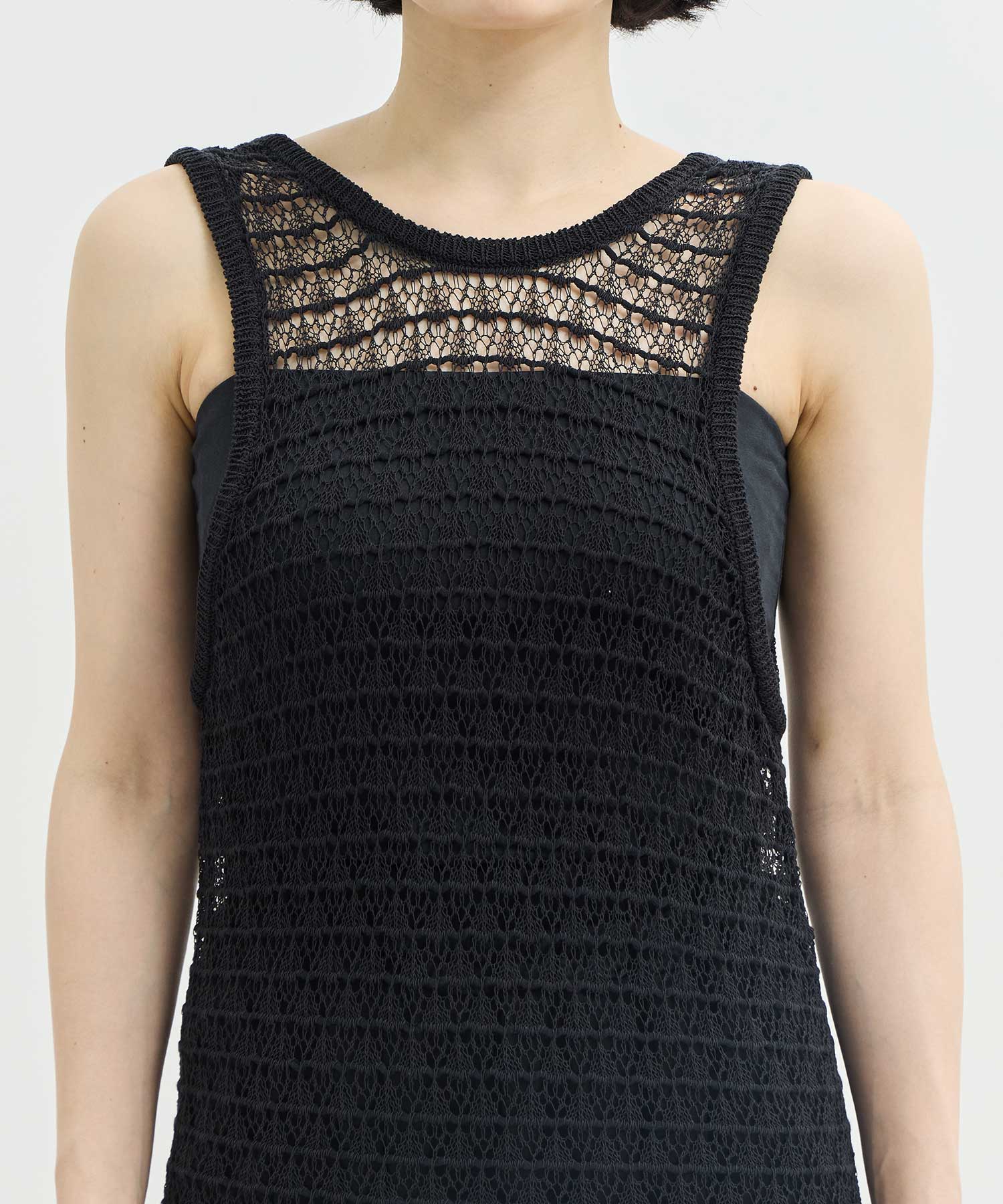 lacework knit one piece Louren