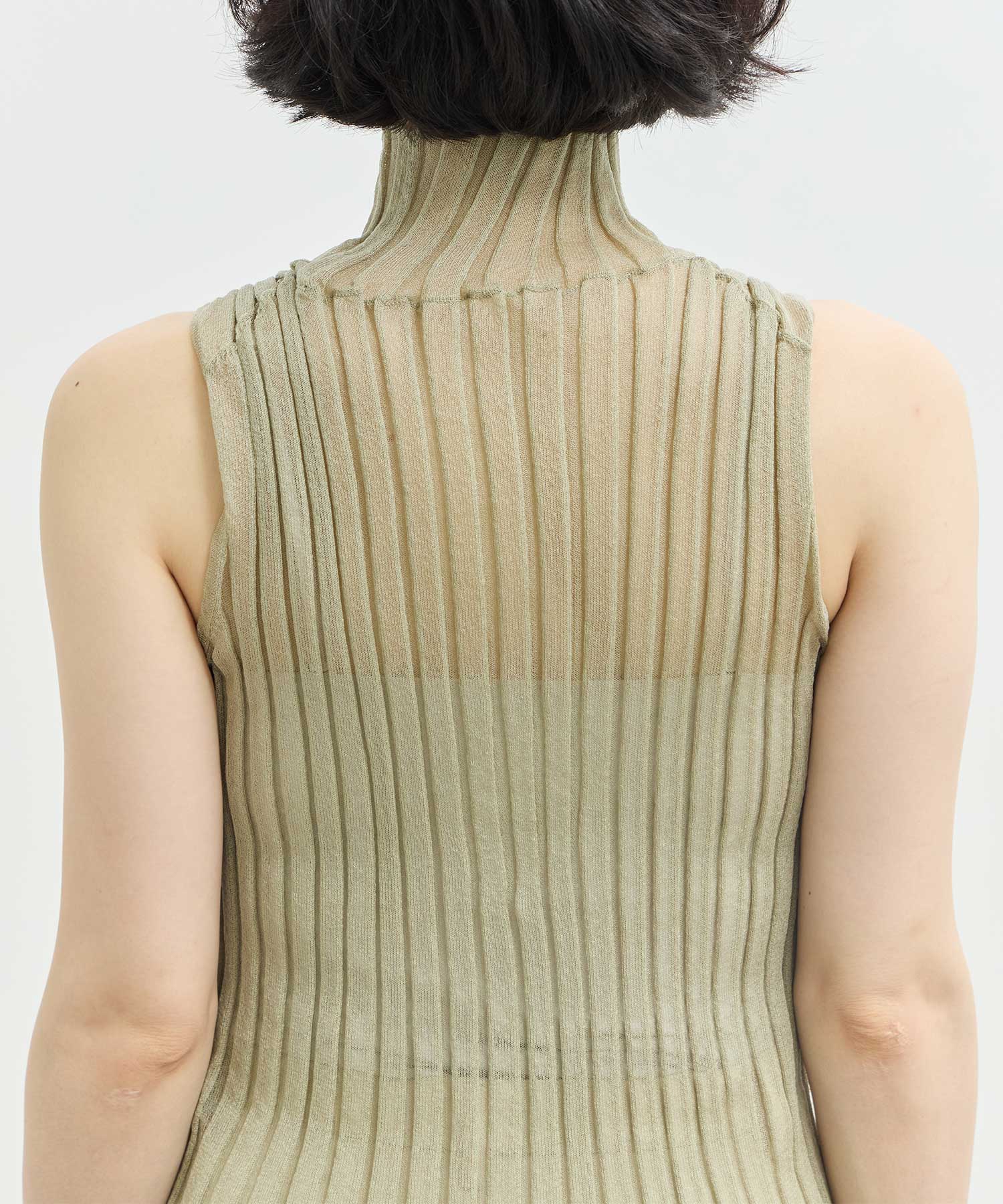 sheer turtleneck tops Louren