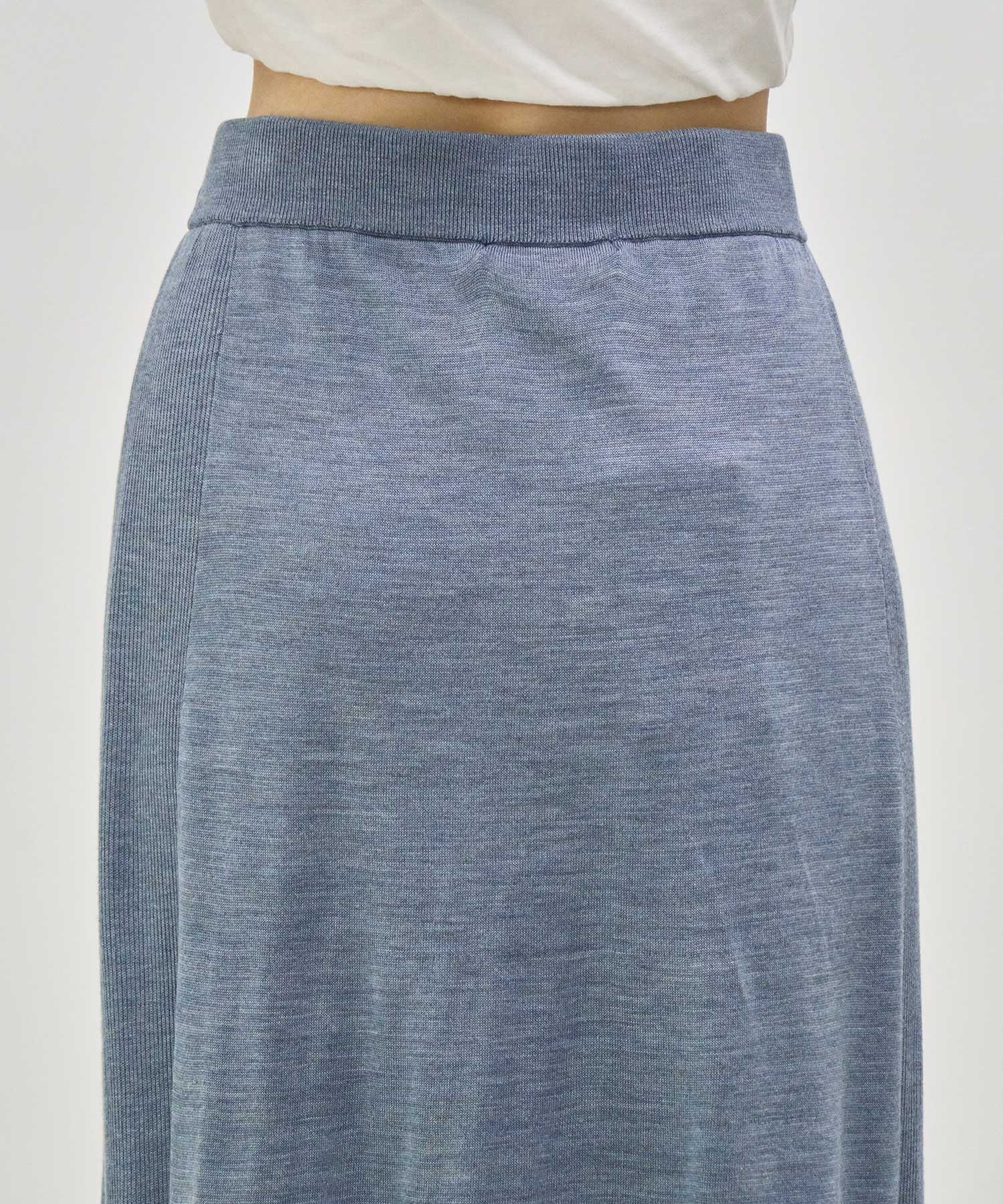 別注 Washable Silk Pencil Skirt CINOH
