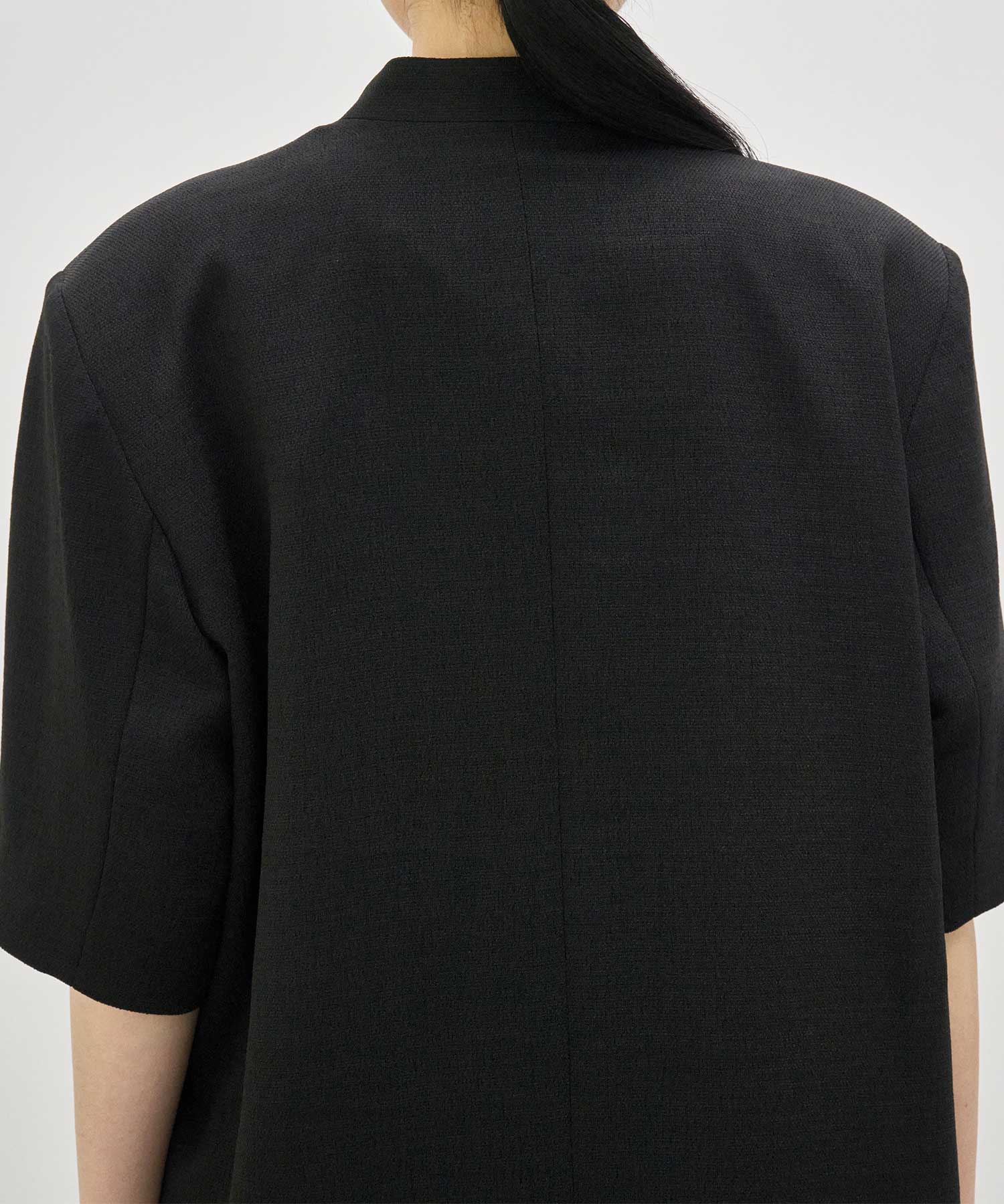 別注 side slit harf sleeve jacket Louren