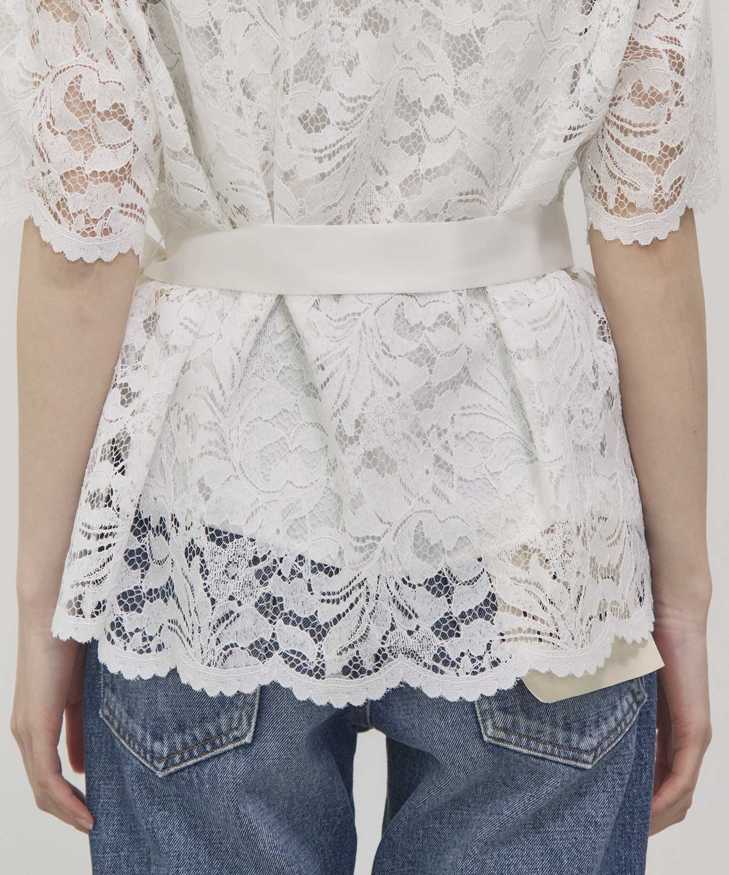 Harf Sleeve Lace Jacket THE TOKYO