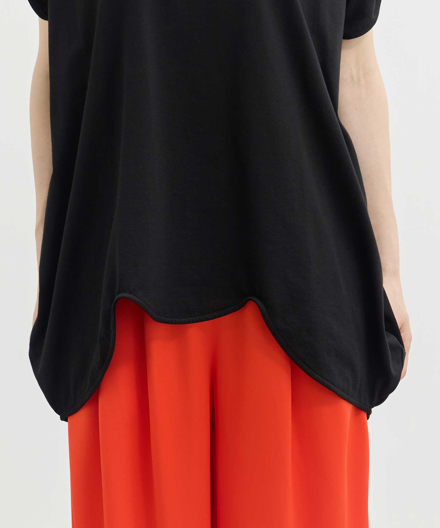 SCALLOP WIDE T-SHIRT ENFOLD