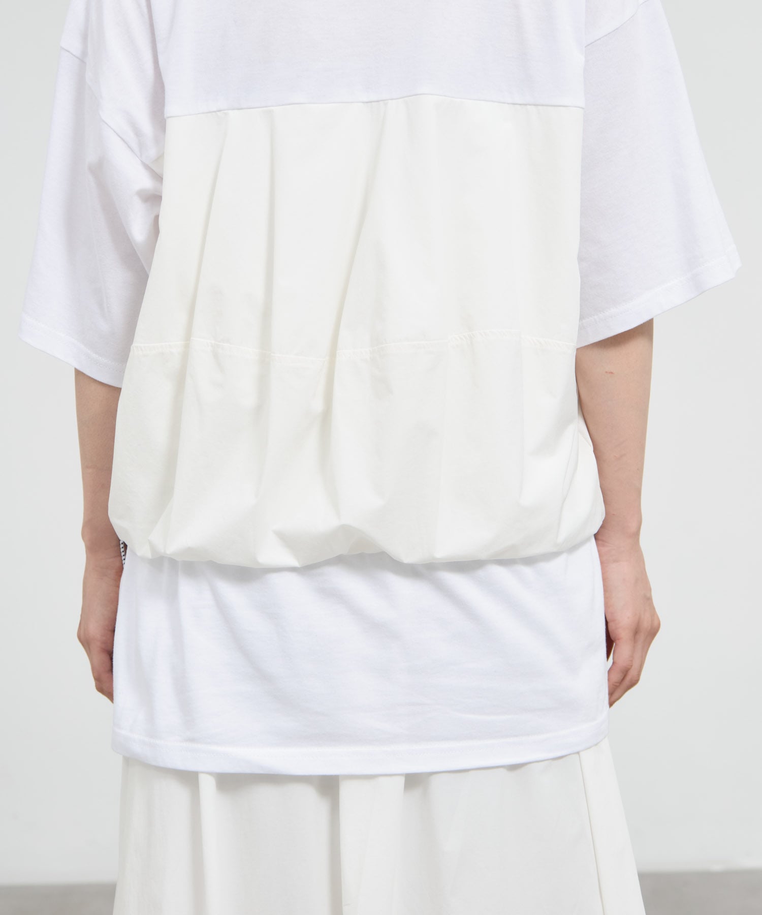 woven combinatin t-shirt nagonstans