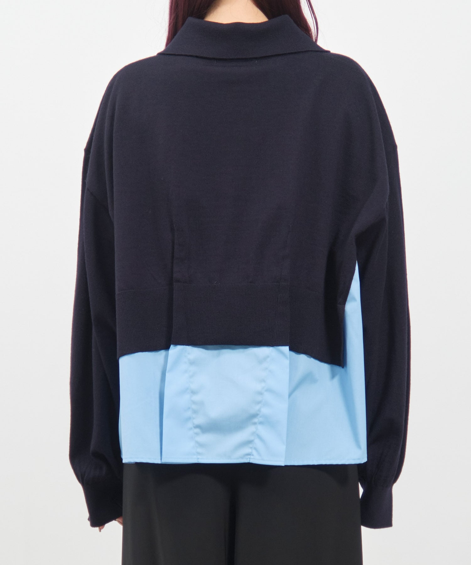 FAKE-LAYERED CARDIGAN｜ENFOLD（エンフォルド）正規取り扱い