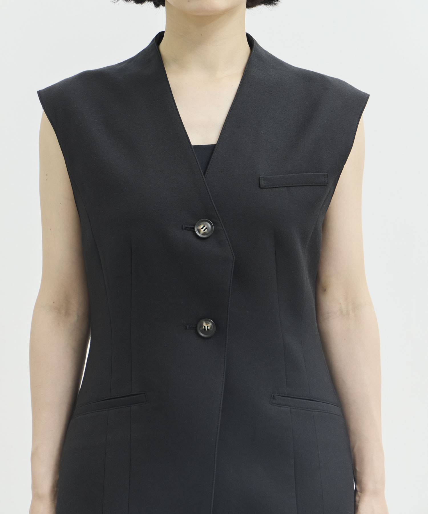 EX.V Neck Gilet AKIRANAKA