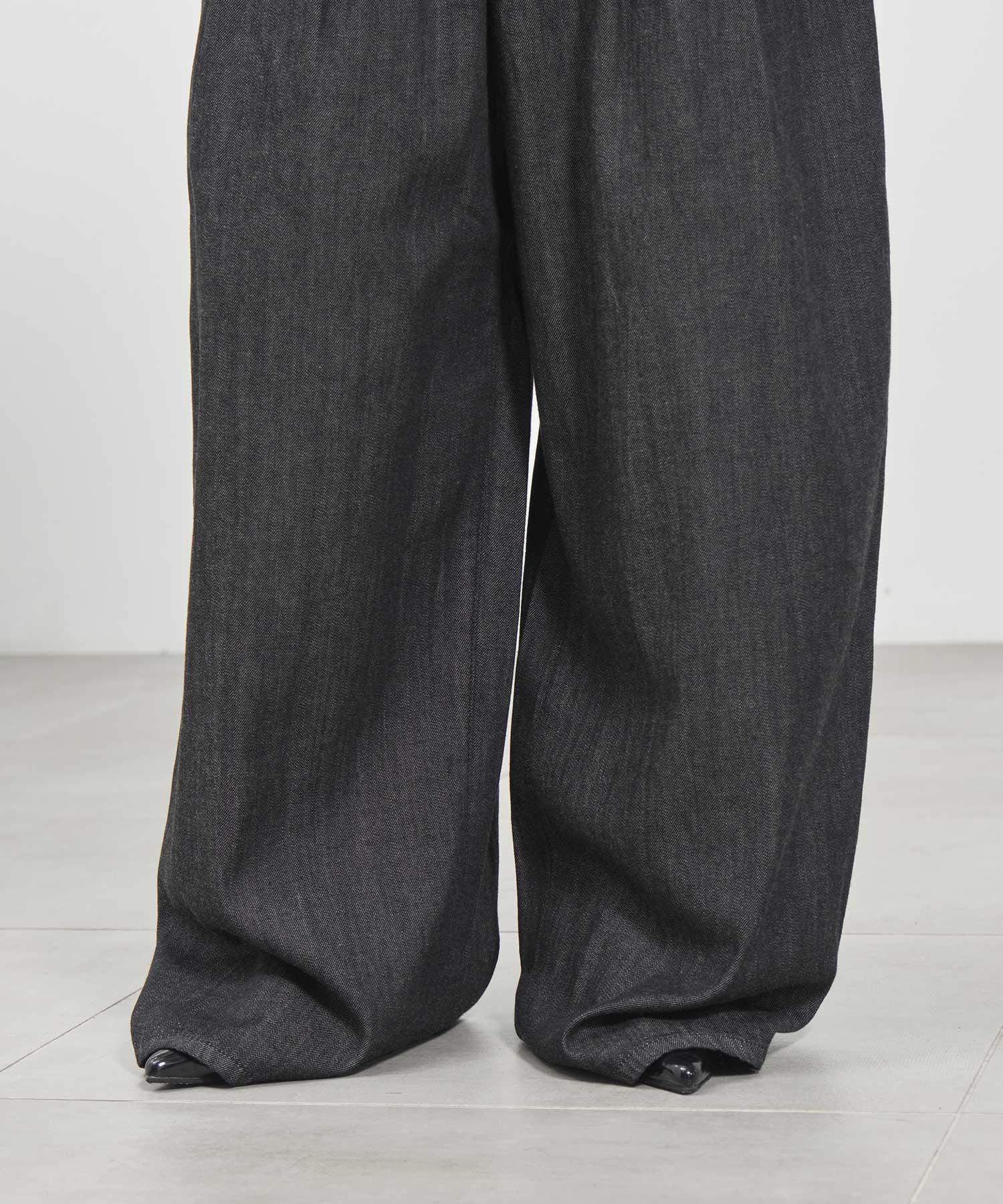 Pleated wide-legged jeans FETICO