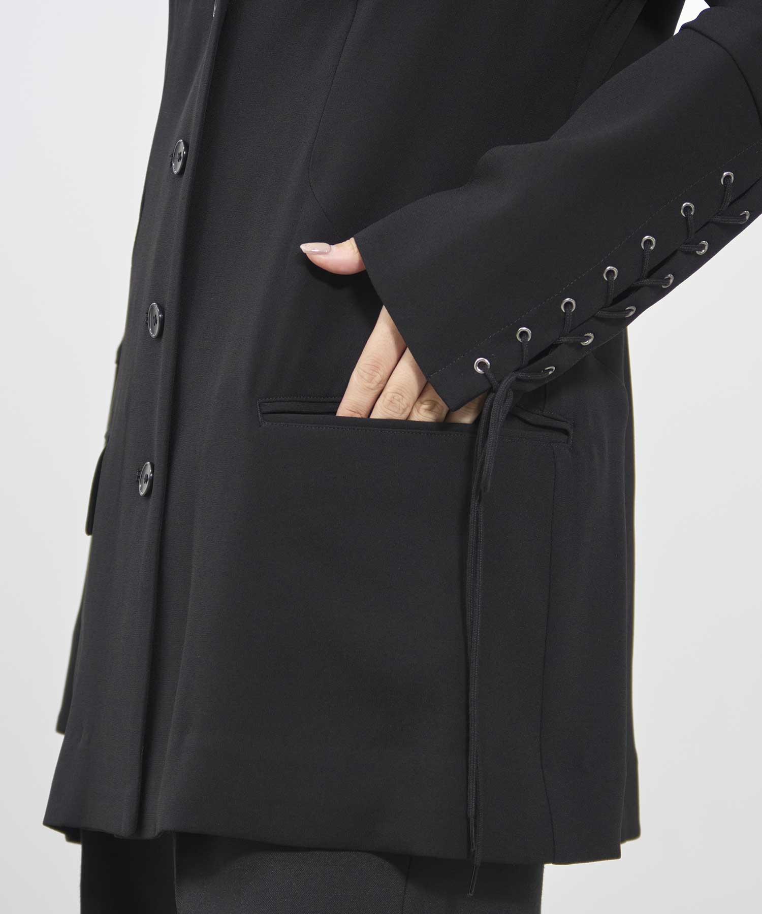 Crepe shirt jacket FETICO
