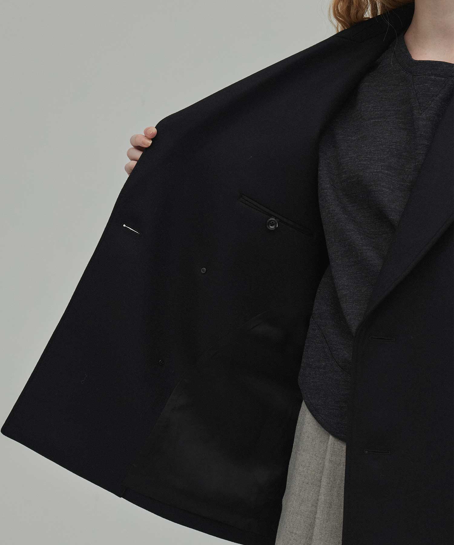 THE DOUBLE PEAKED JUST FIT JACKET THE RERACS
