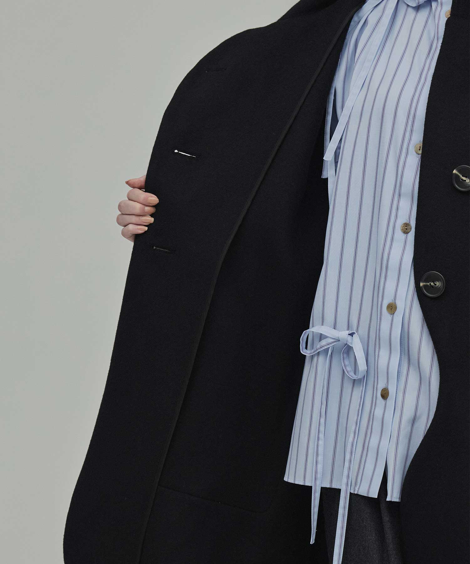 リリー　今季完売色　ENFOLD CIRCLE MODS-COAT CIRCLE MODS-COAT(36 BLACK): ENFOLD: WOMENS｜THE TOKYO ONLINE STORE