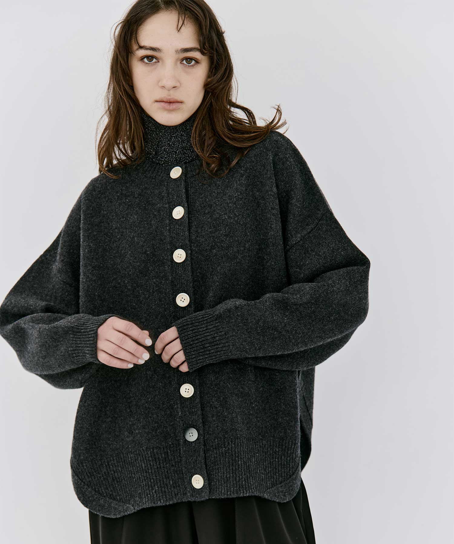 CIRCLE CARDIGAN ENFOLD